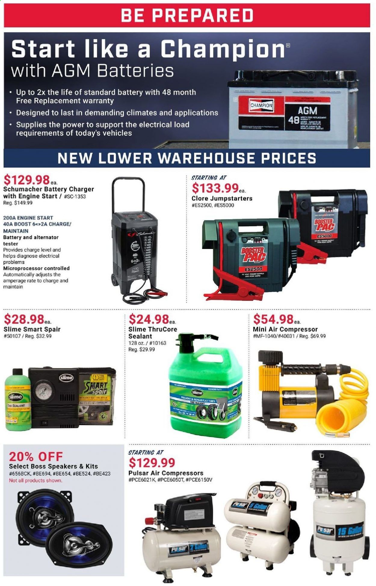 Pep Boys Weekly Ad August 23 to September 26