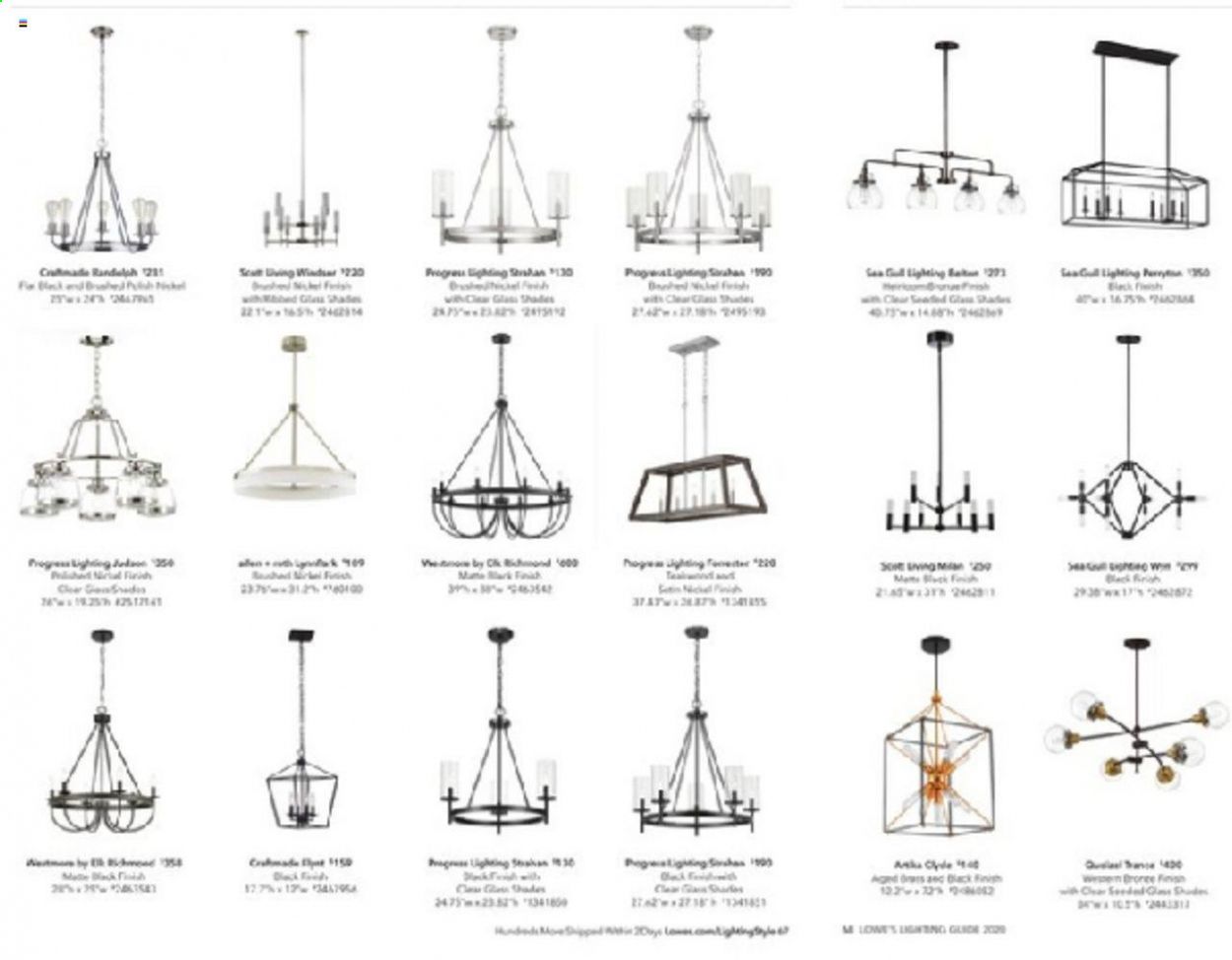 Lowe's Catalog 2020-2021