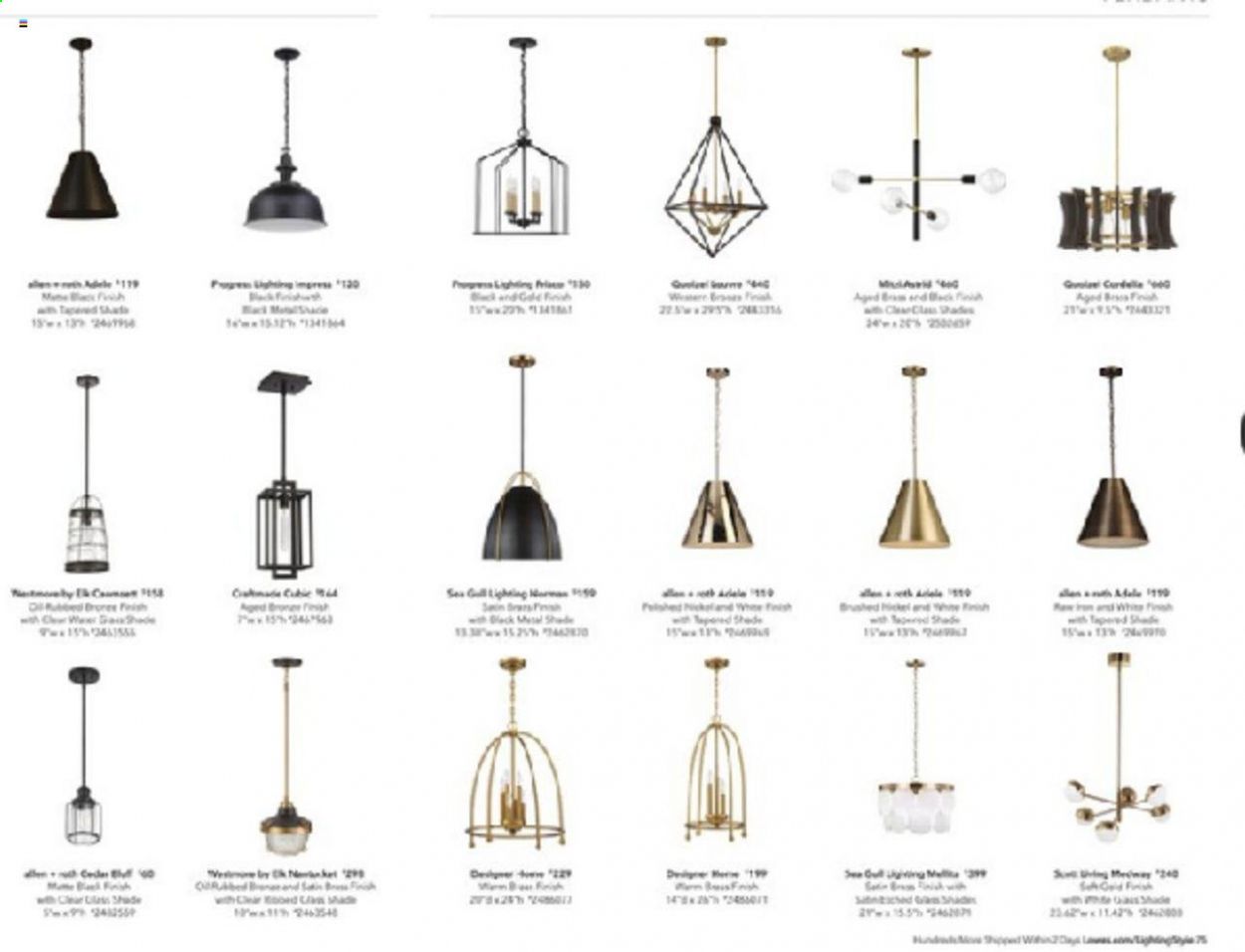 Lowe's Catalog 2020-2021