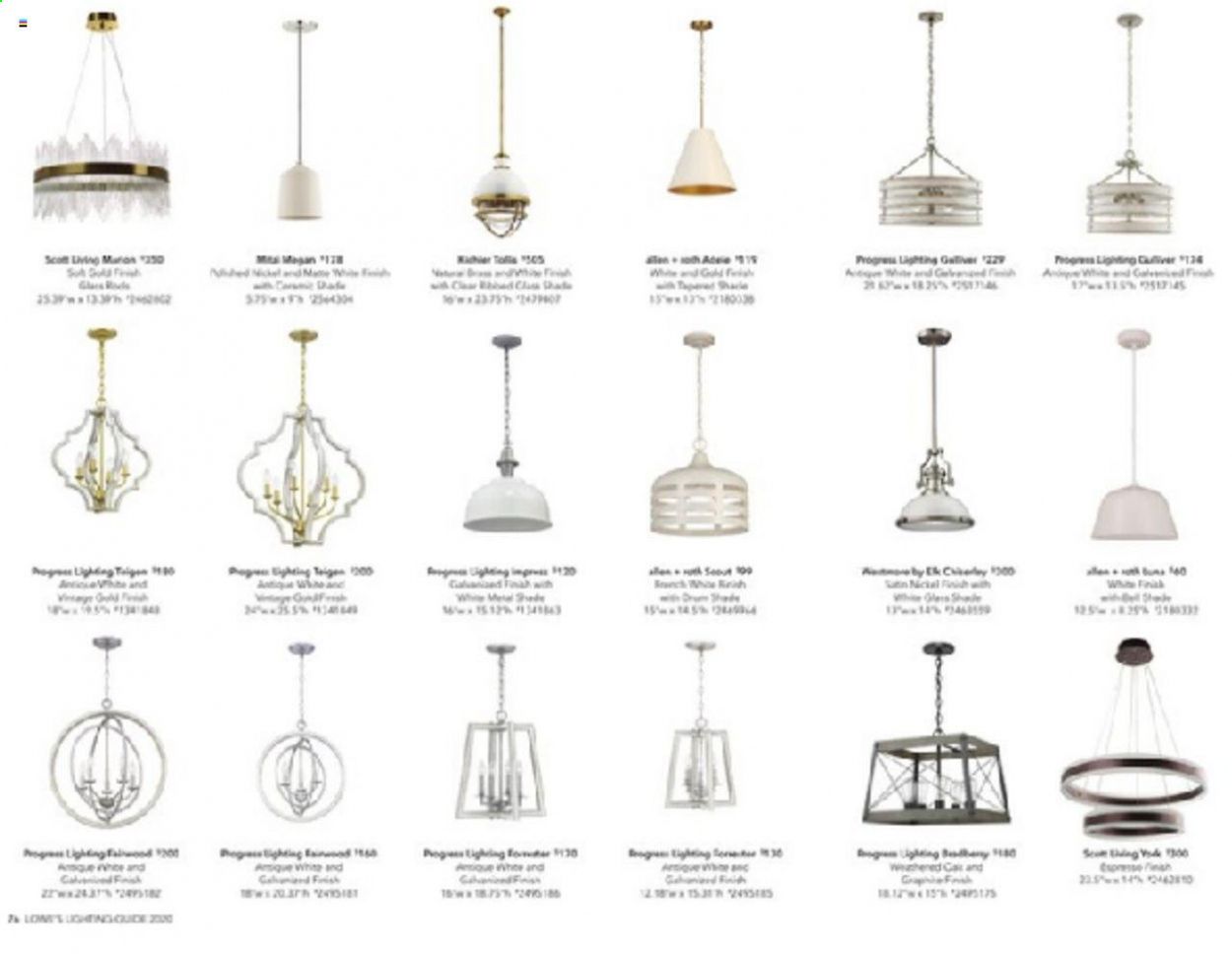 Lowe's Catalog 2020-2021