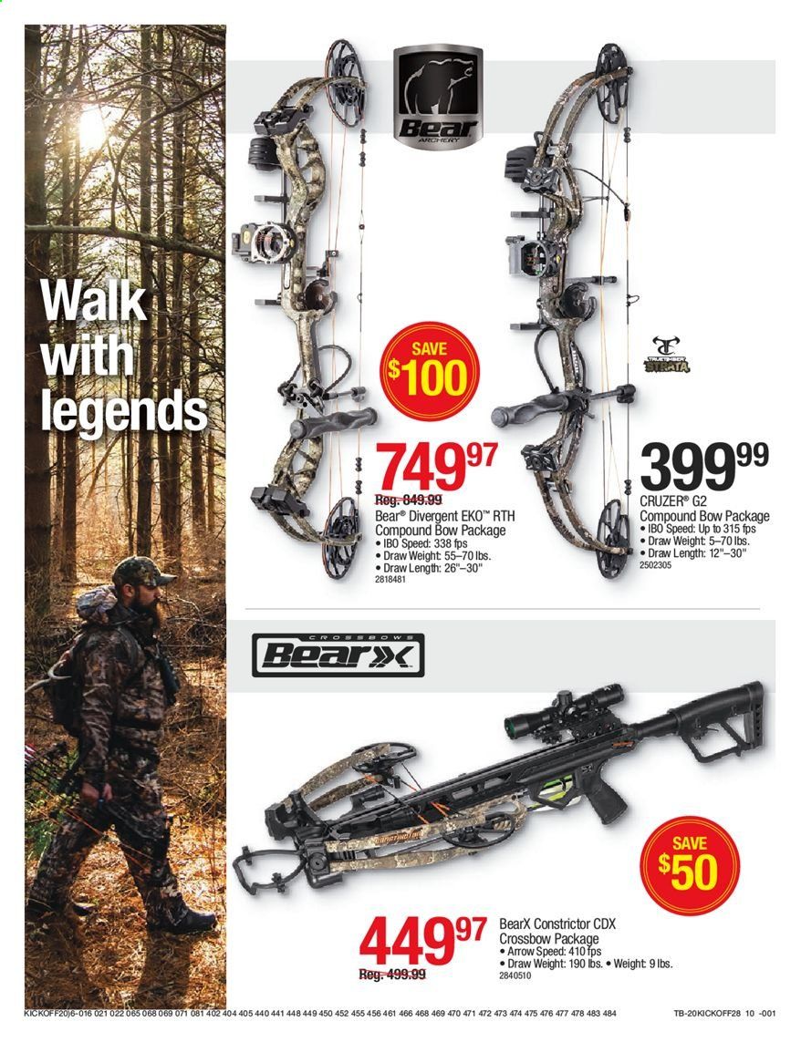 Cabela's Weekly Ad August 27 to September 9