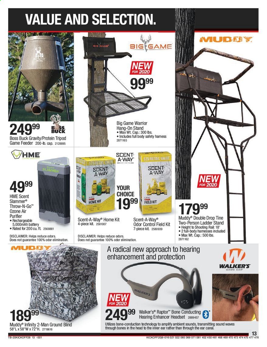 Cabela's Weekly Ad August 27 to September 9