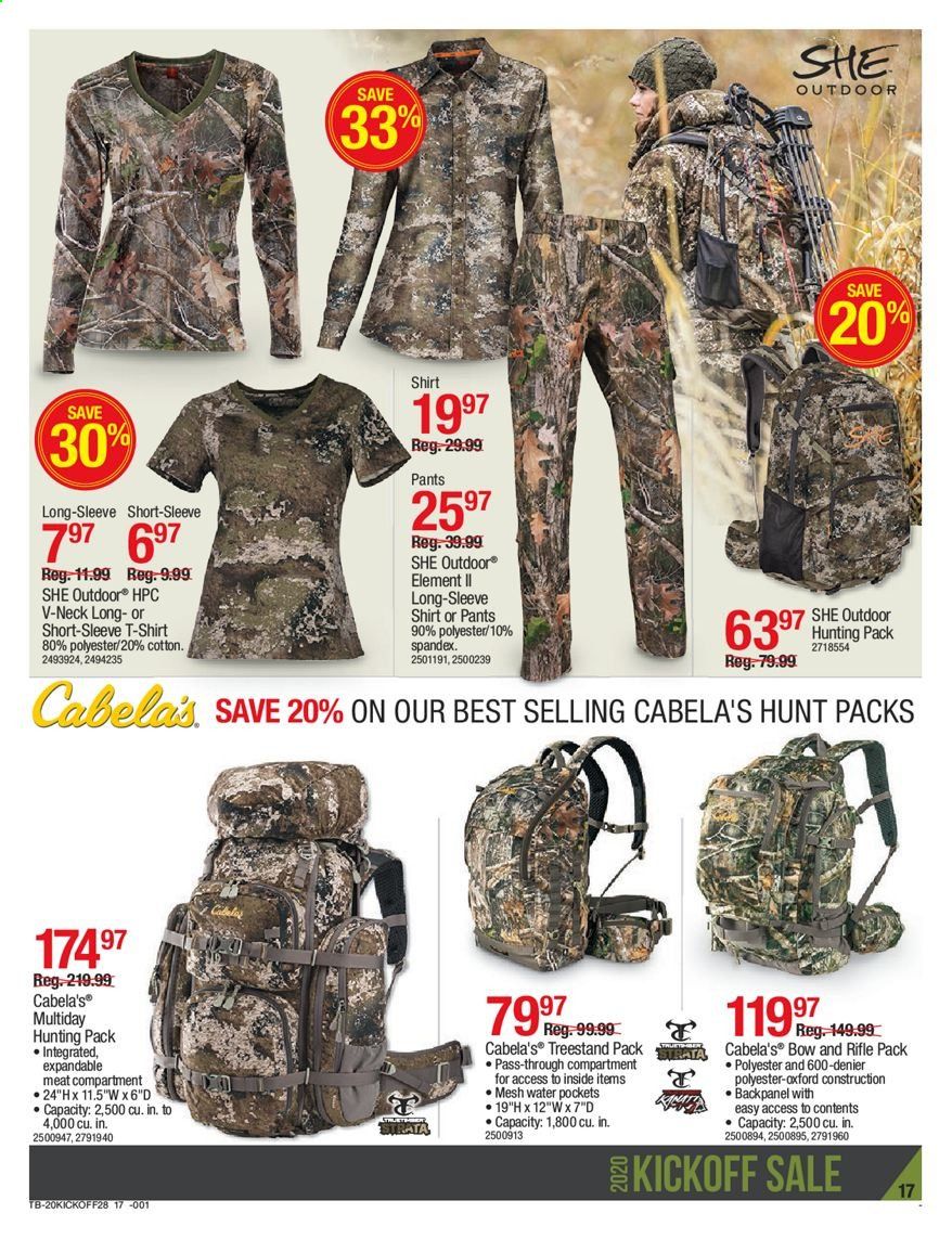 Cabela's Weekly Ad August 27 to September 9