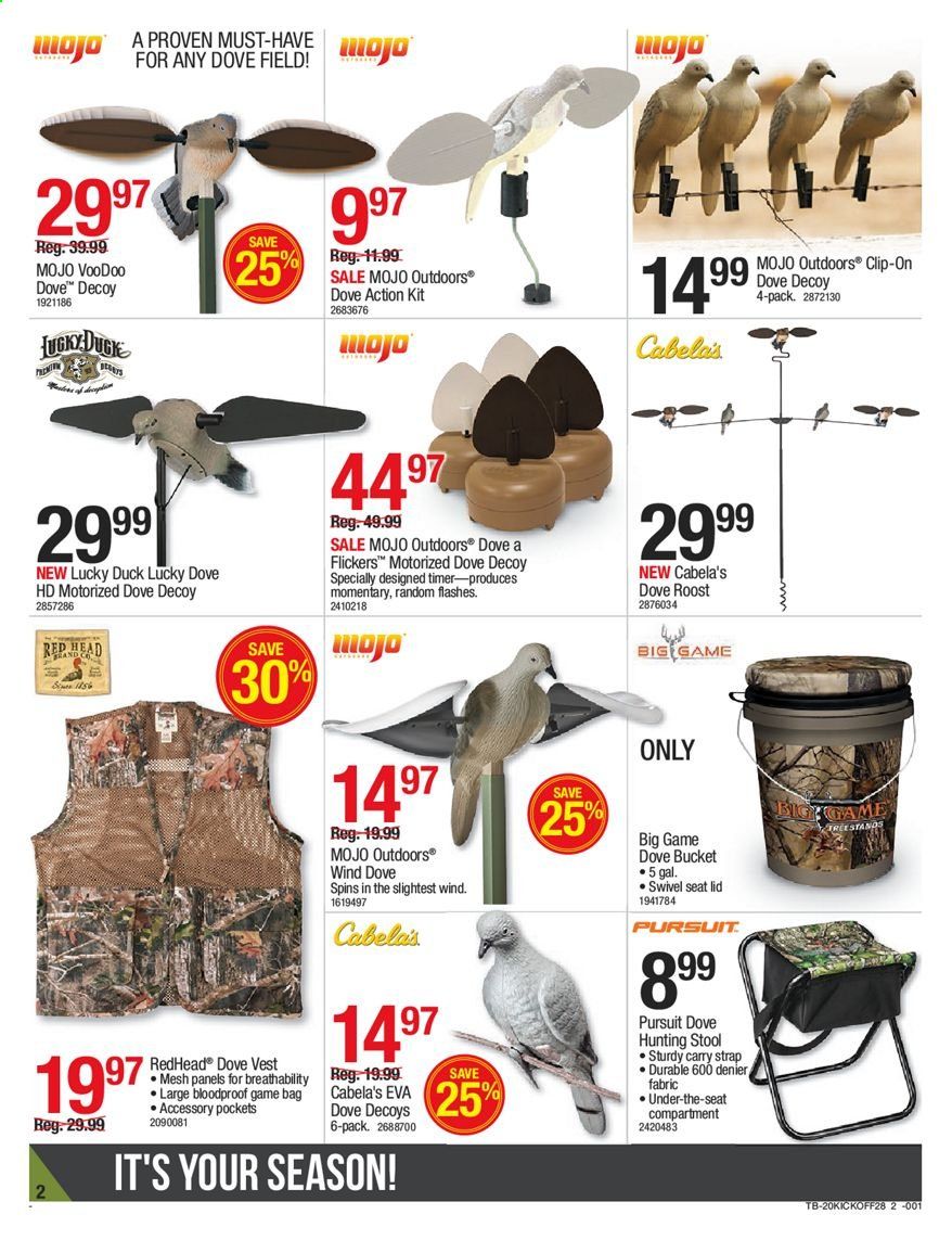 Cabela's Weekly Ad August 27 to September 9