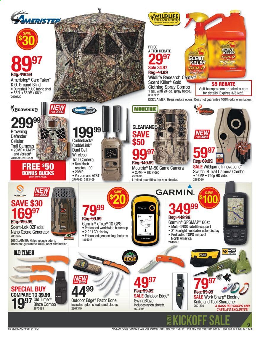 Cabela's Weekly Ad August 27 to September 9