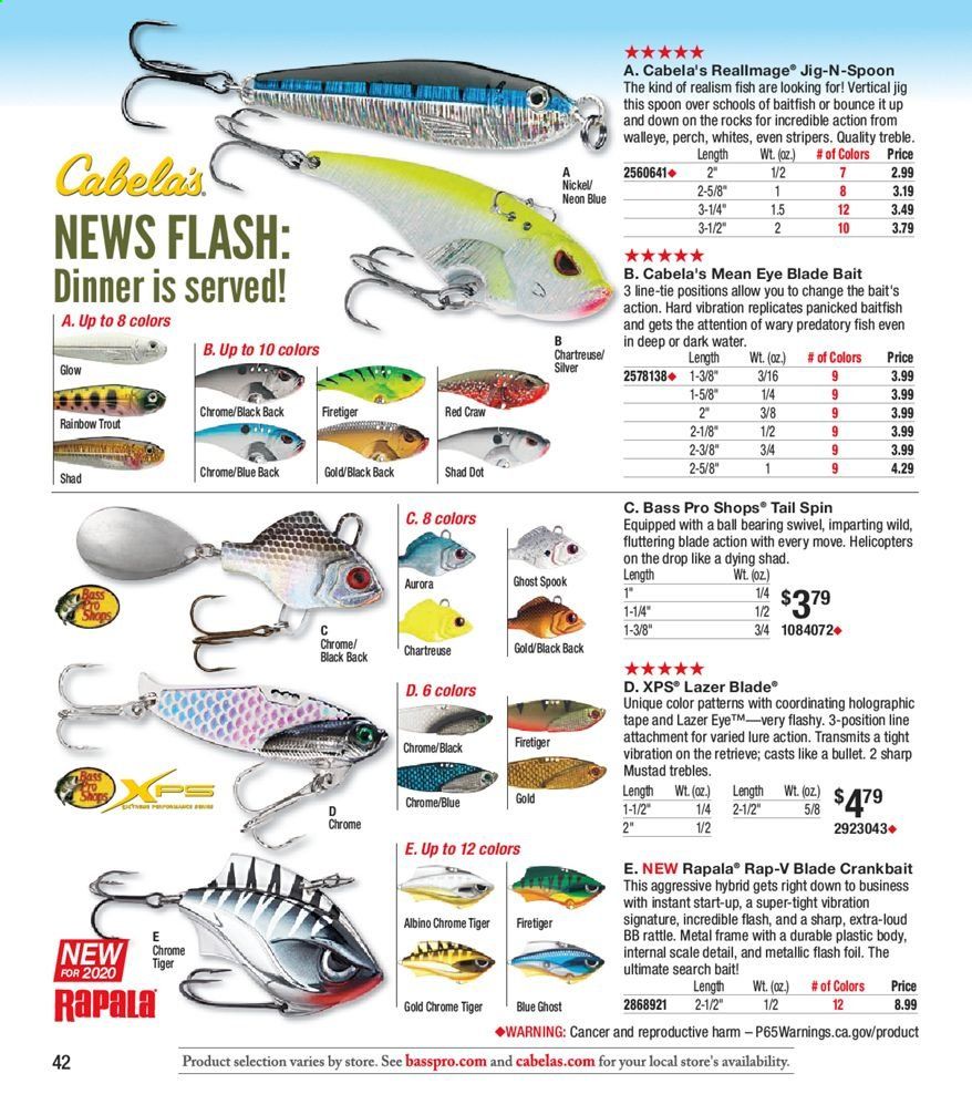 Cabela's Weekly Ad August 24 to December 26