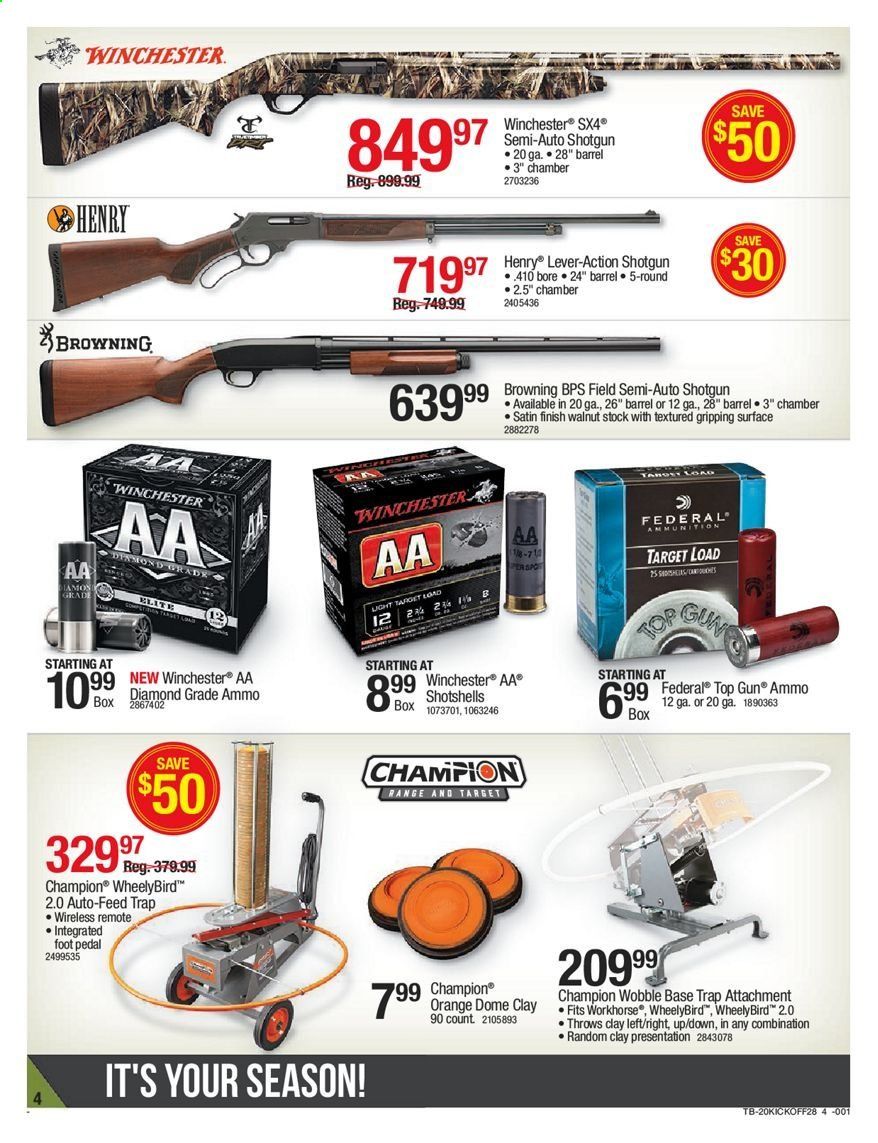 Bass Pro Shops Weekly Ad August 27 to September 9