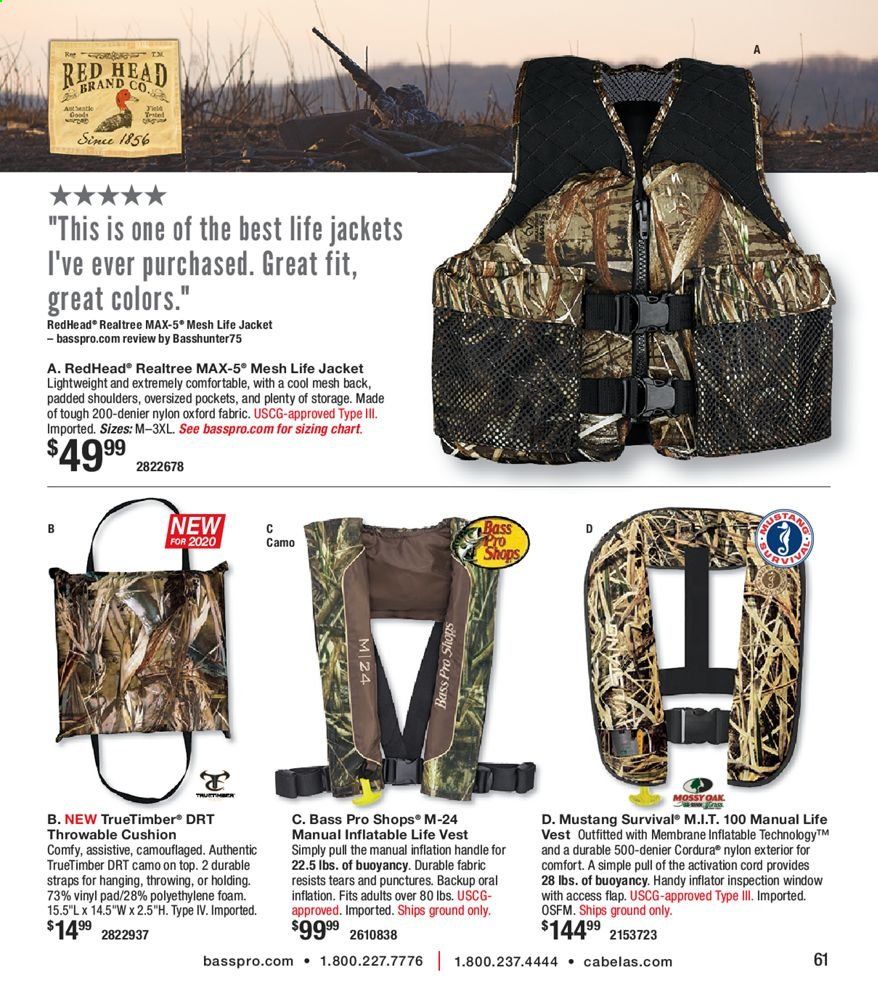 Bass Pro Shops Weekly Ad August 24 to December 26