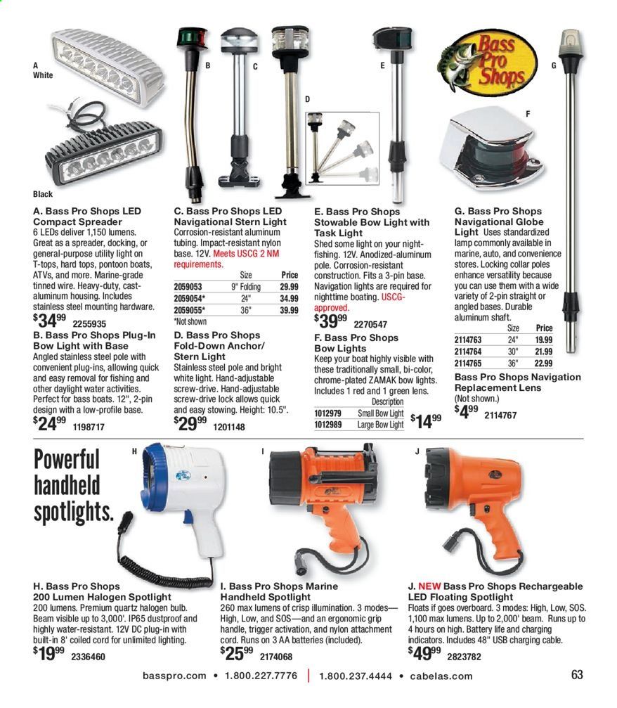 Bass Pro Shops Weekly Ad August 24 to December 26