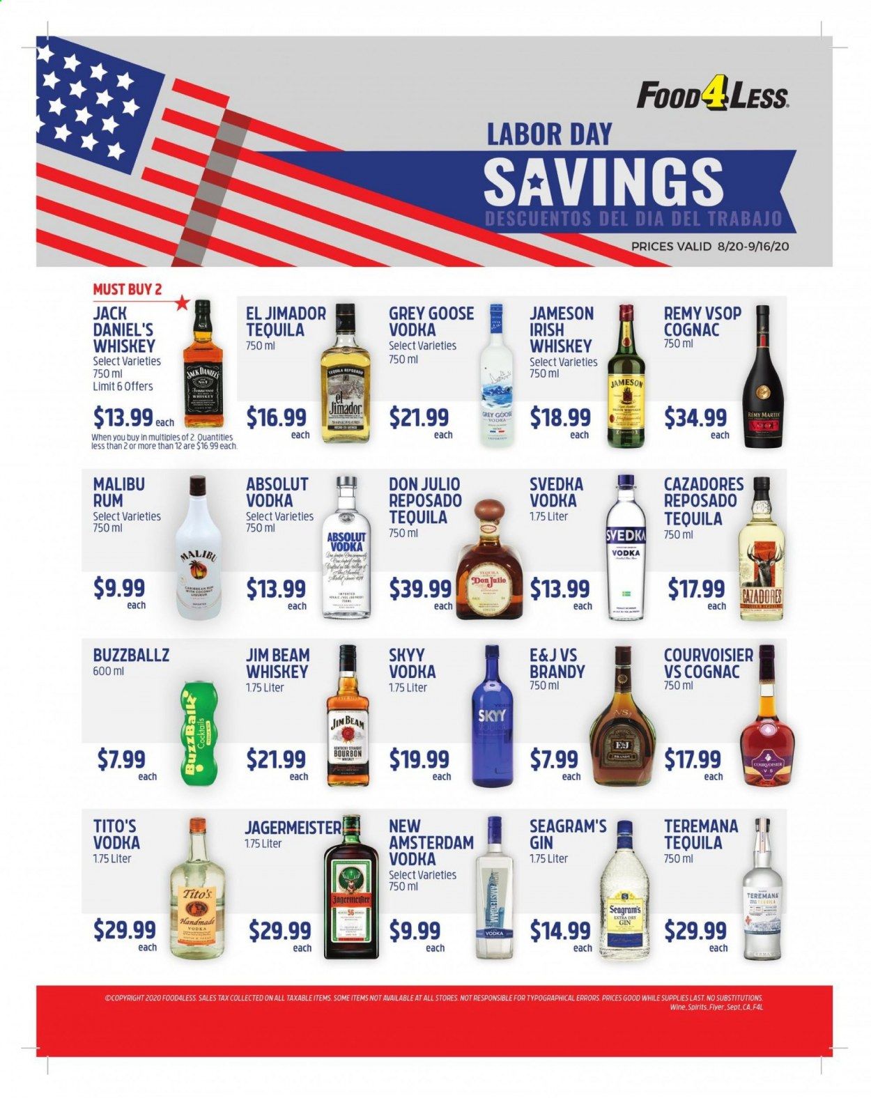 Food 4 Less (IL) Weekly Ad August 20 to September 16