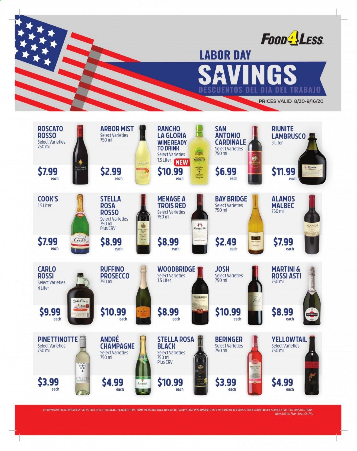 Food 4 Less (IN) Weekly Ad August 20 to September 16