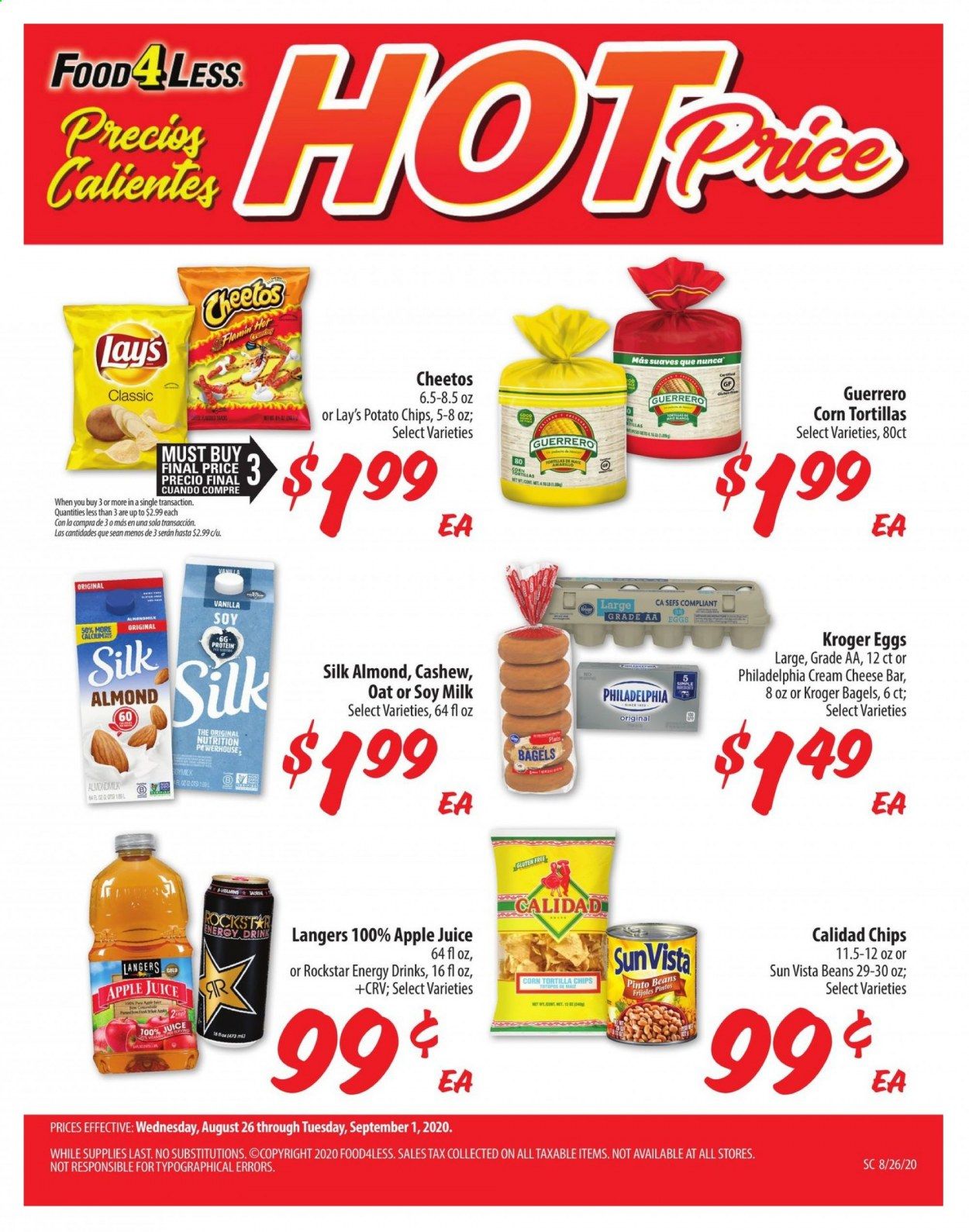 Food 4 Less (IN) Weekly Ad August 26 to September 1