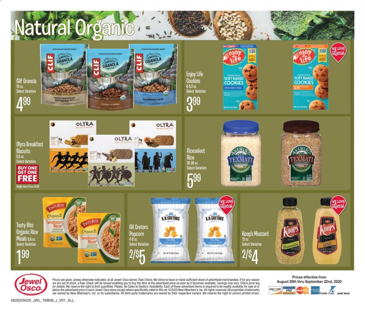 Jewel Osco (IN) Weekly Ad August 26 to September 22