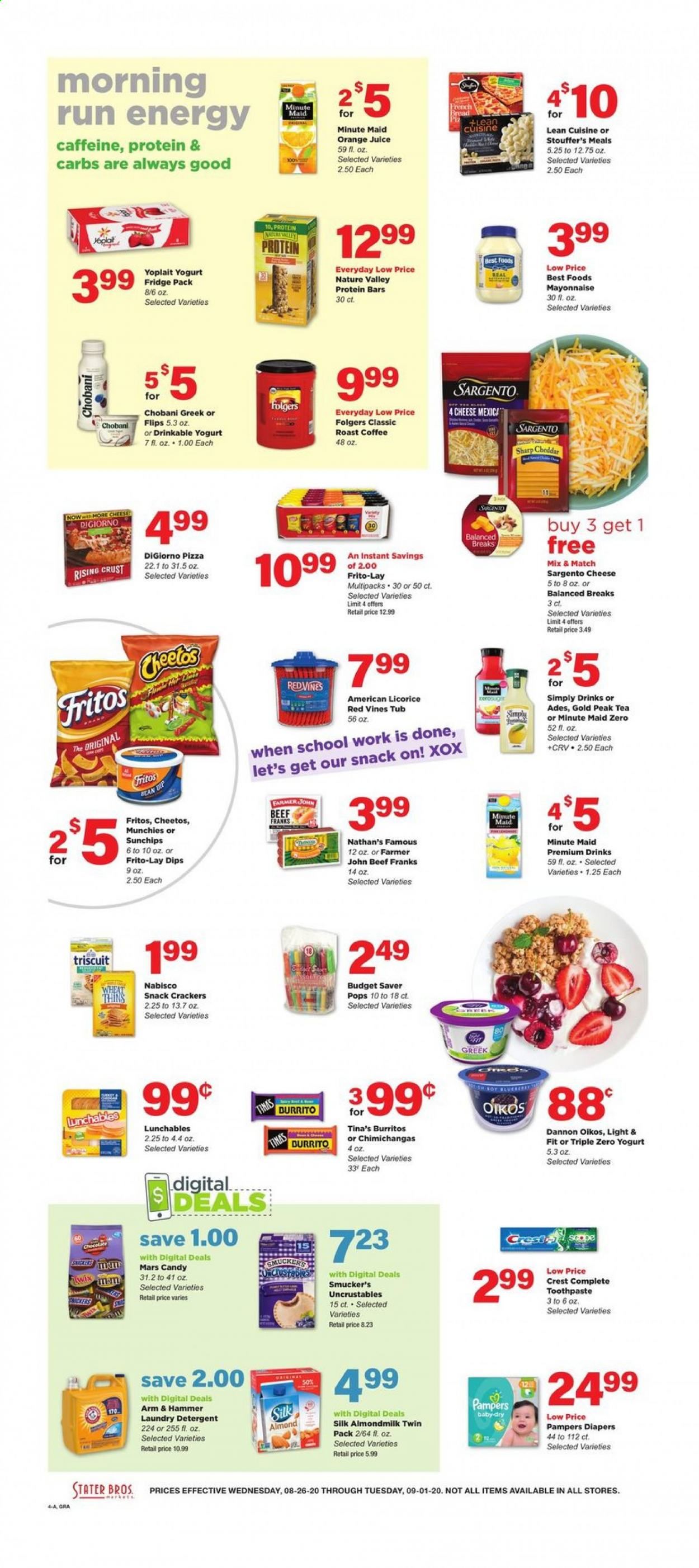 Stater Bros. Weekly Ad August 26 to September 1