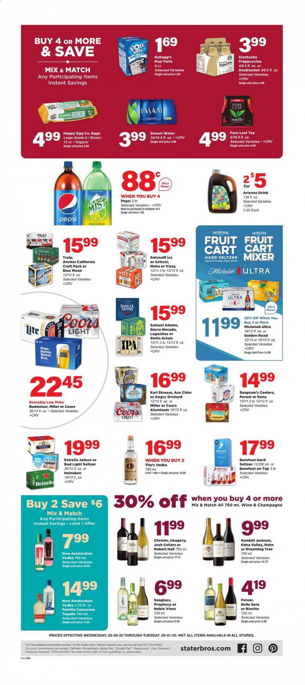 Stater Bros. Weekly Ad August 26 to September 1