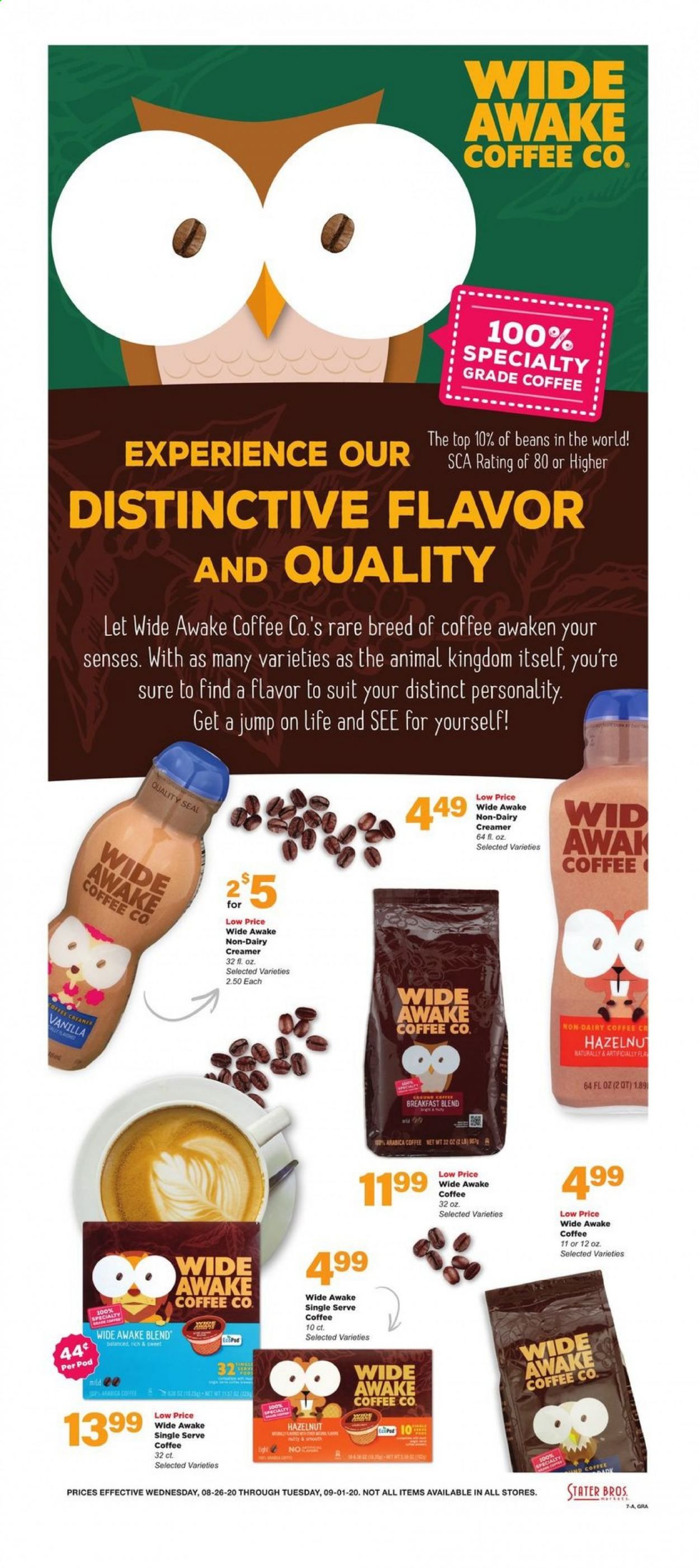Stater Bros. Weekly Ad August 26 to September 1