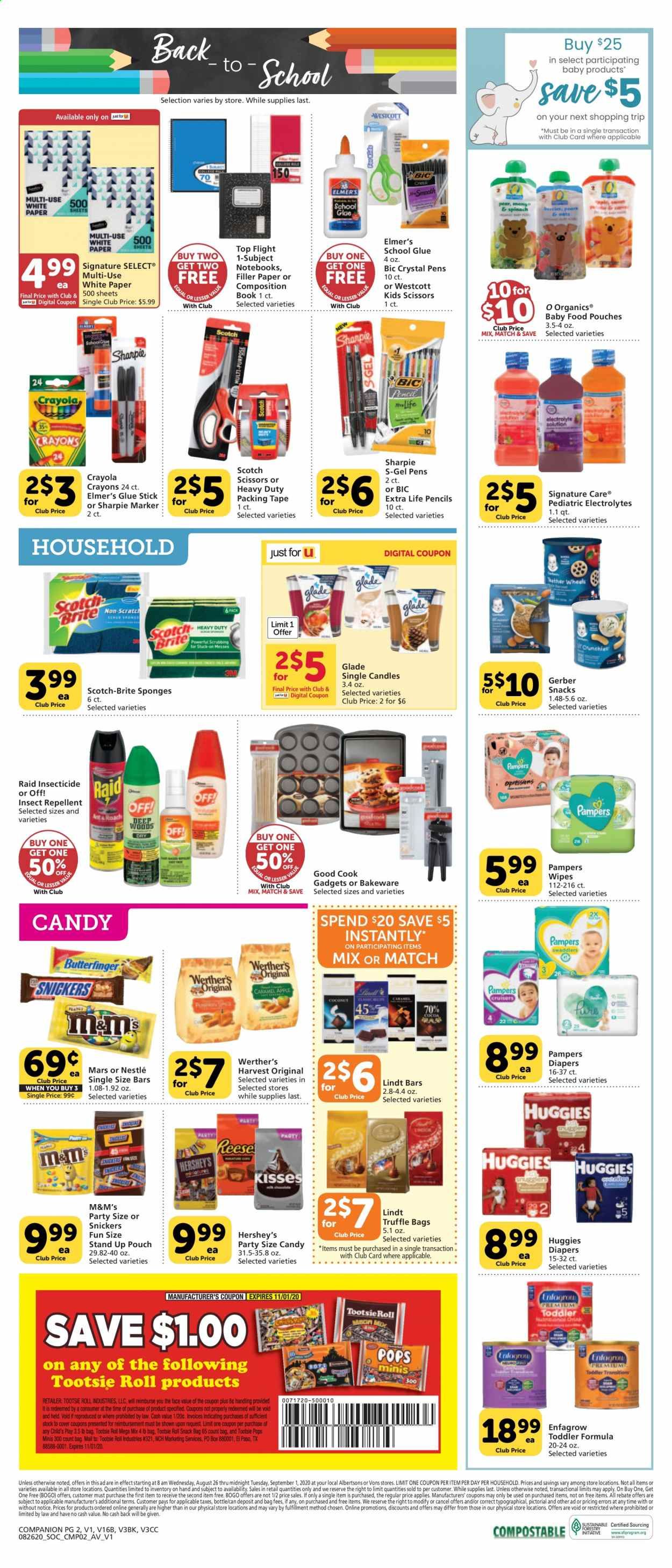 Albertsons Weekly Ad August 26 to September 1