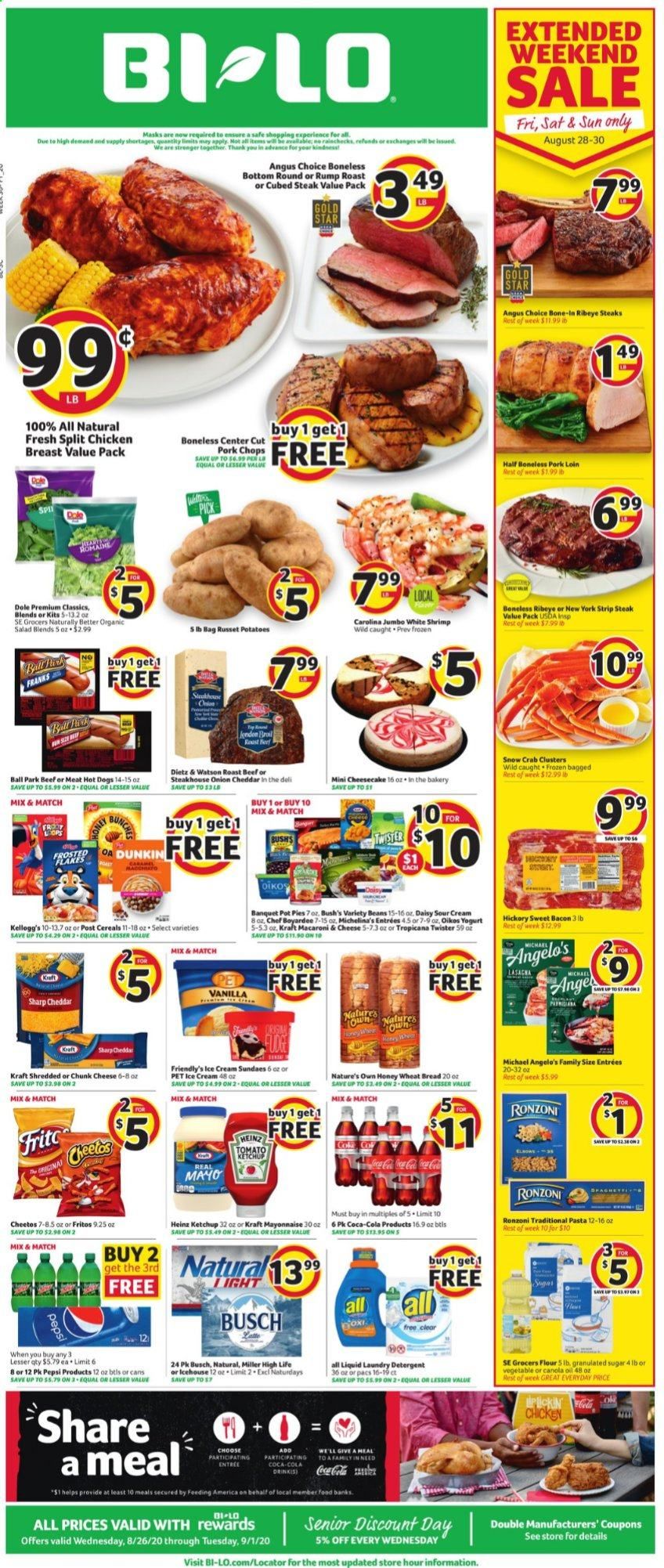 BI-LO Weekly Ad August 26 to September 1