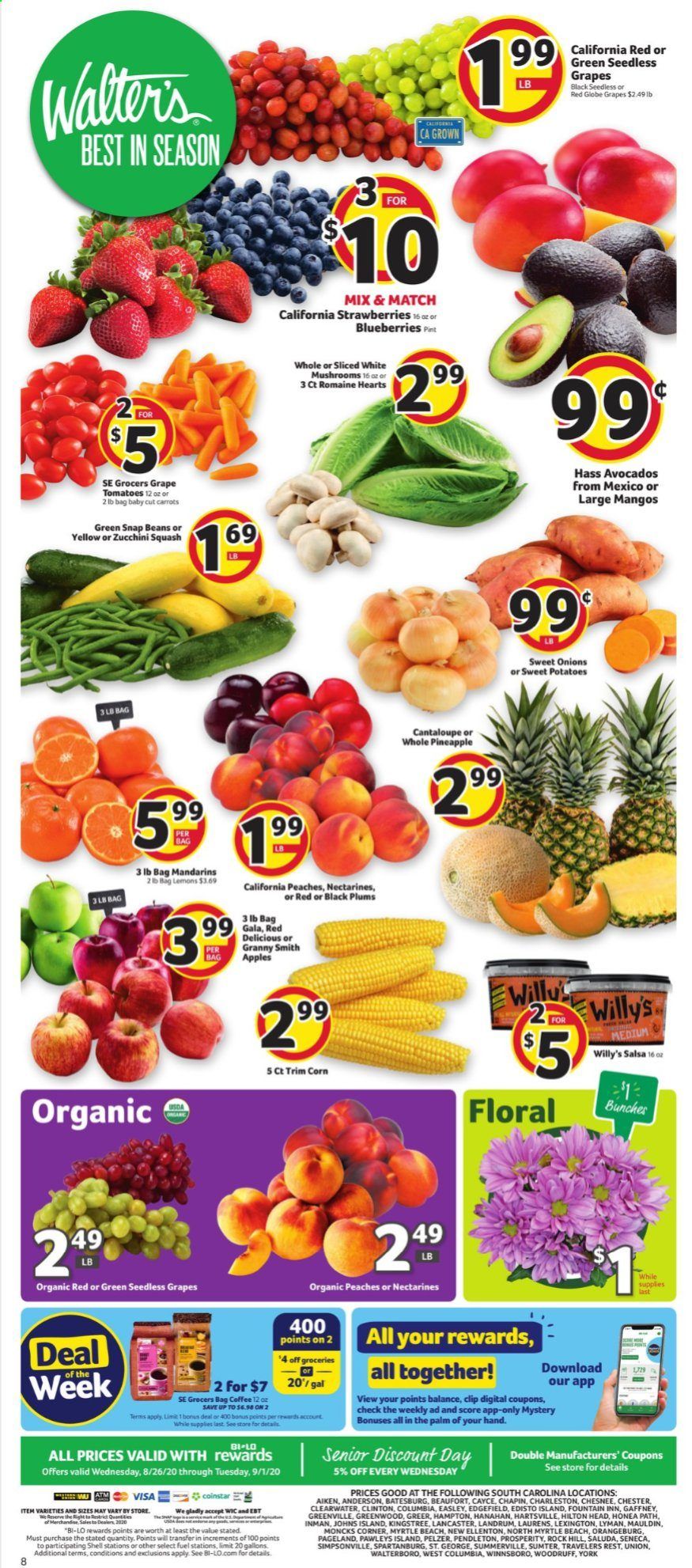 BI-LO Weekly Ad August 26 to September 1