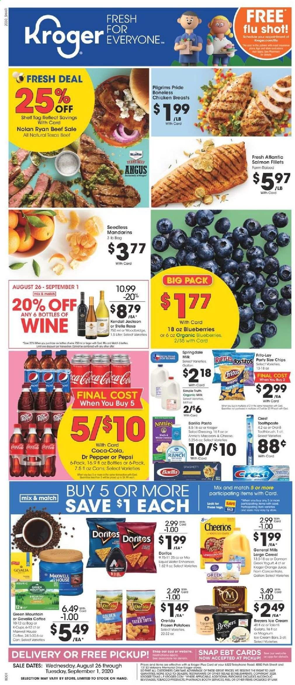 Kroger Weekly Ad August 26 to September 1