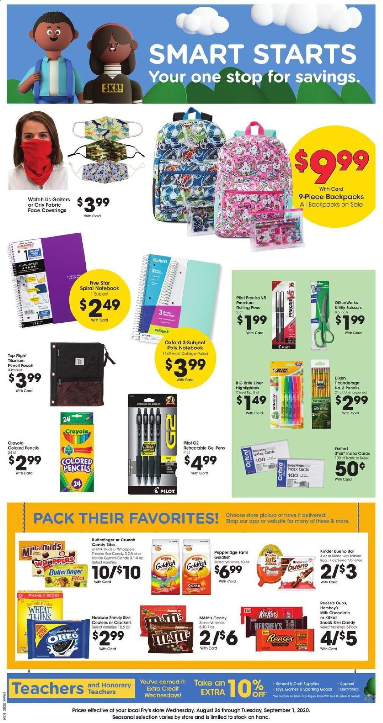 Fry’s (AZ) Weekly Ad August 26 to September 1
