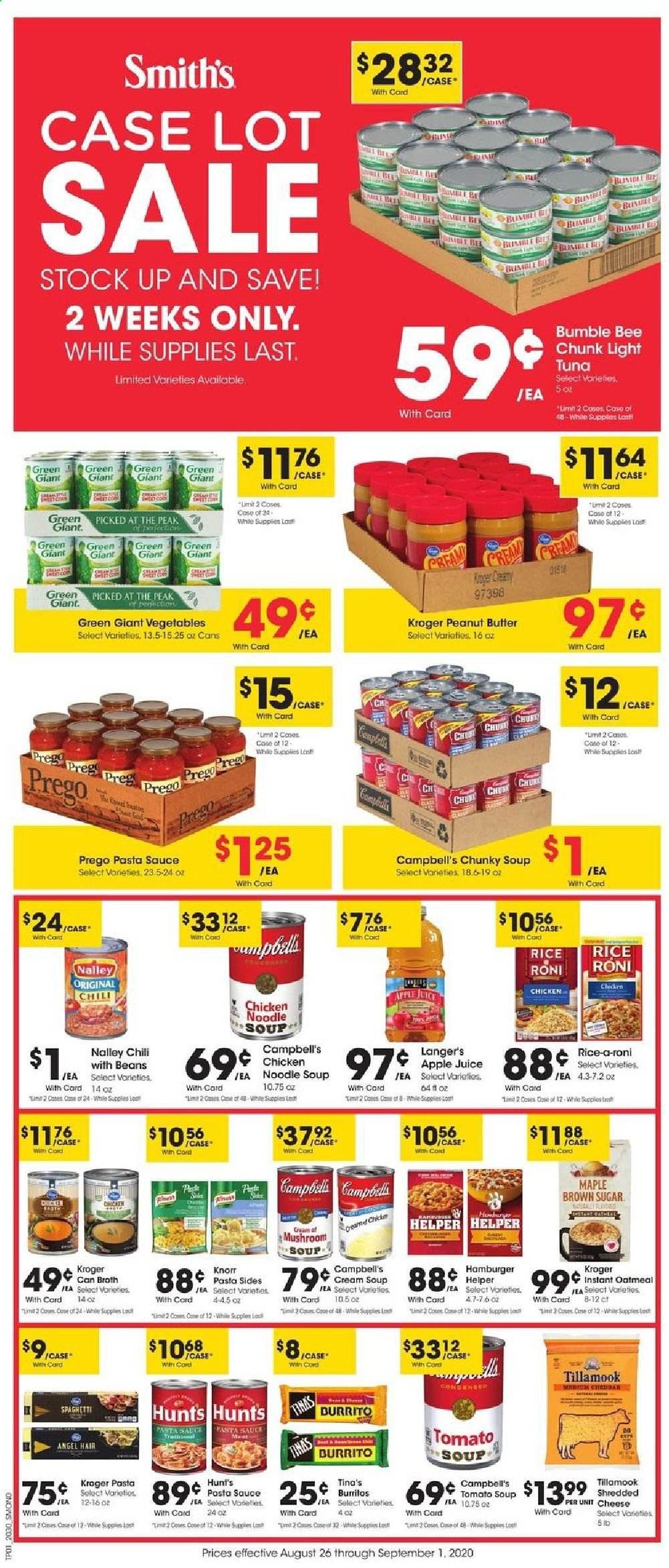 Smith's Weekly Ad August 26 to September 1