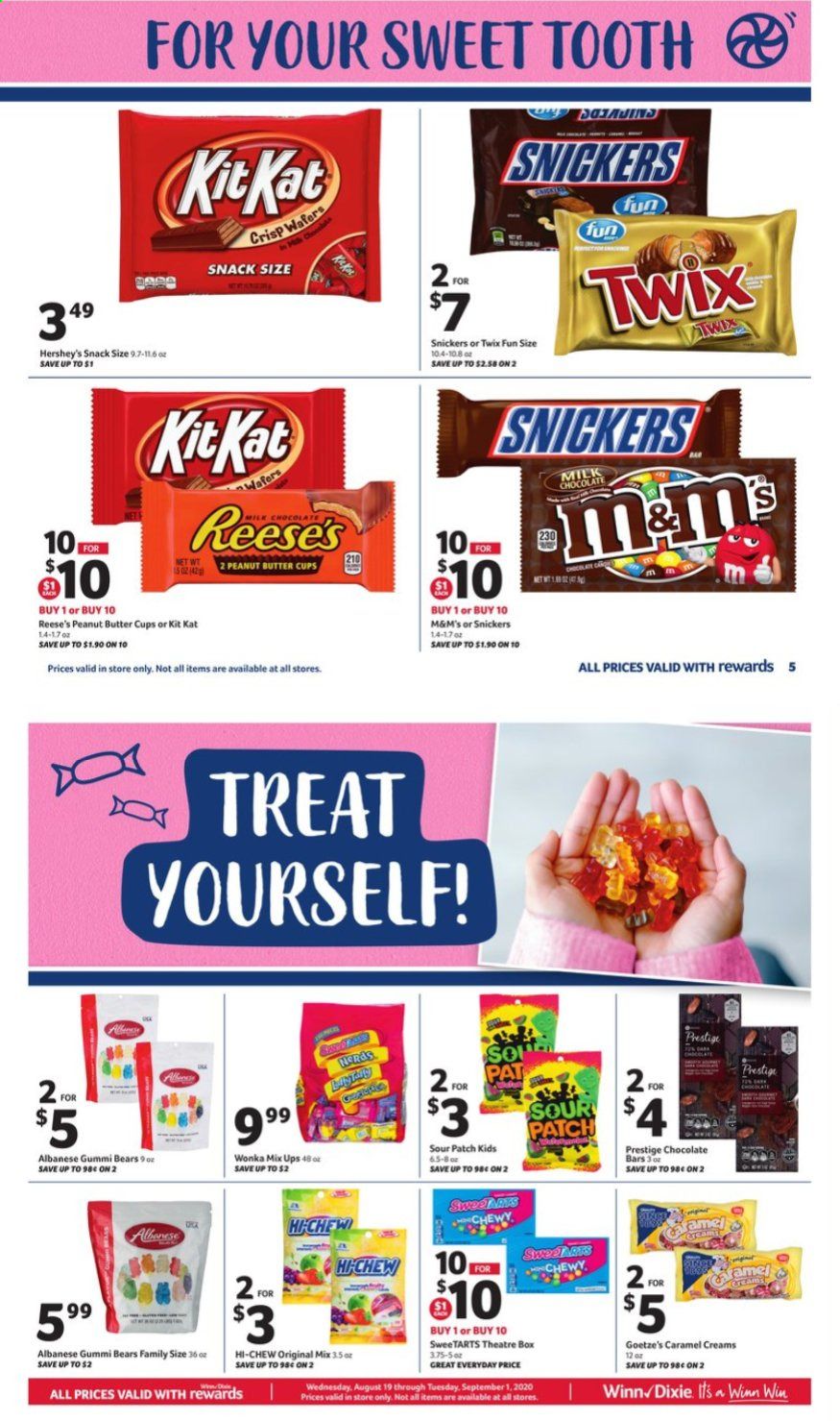Winn Dixie Weekly Ad August 19 to September 1