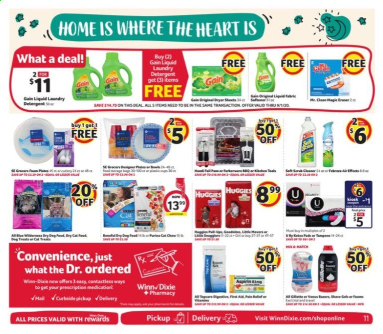 Winn Dixie Weekly Ad August 26 to September 1
