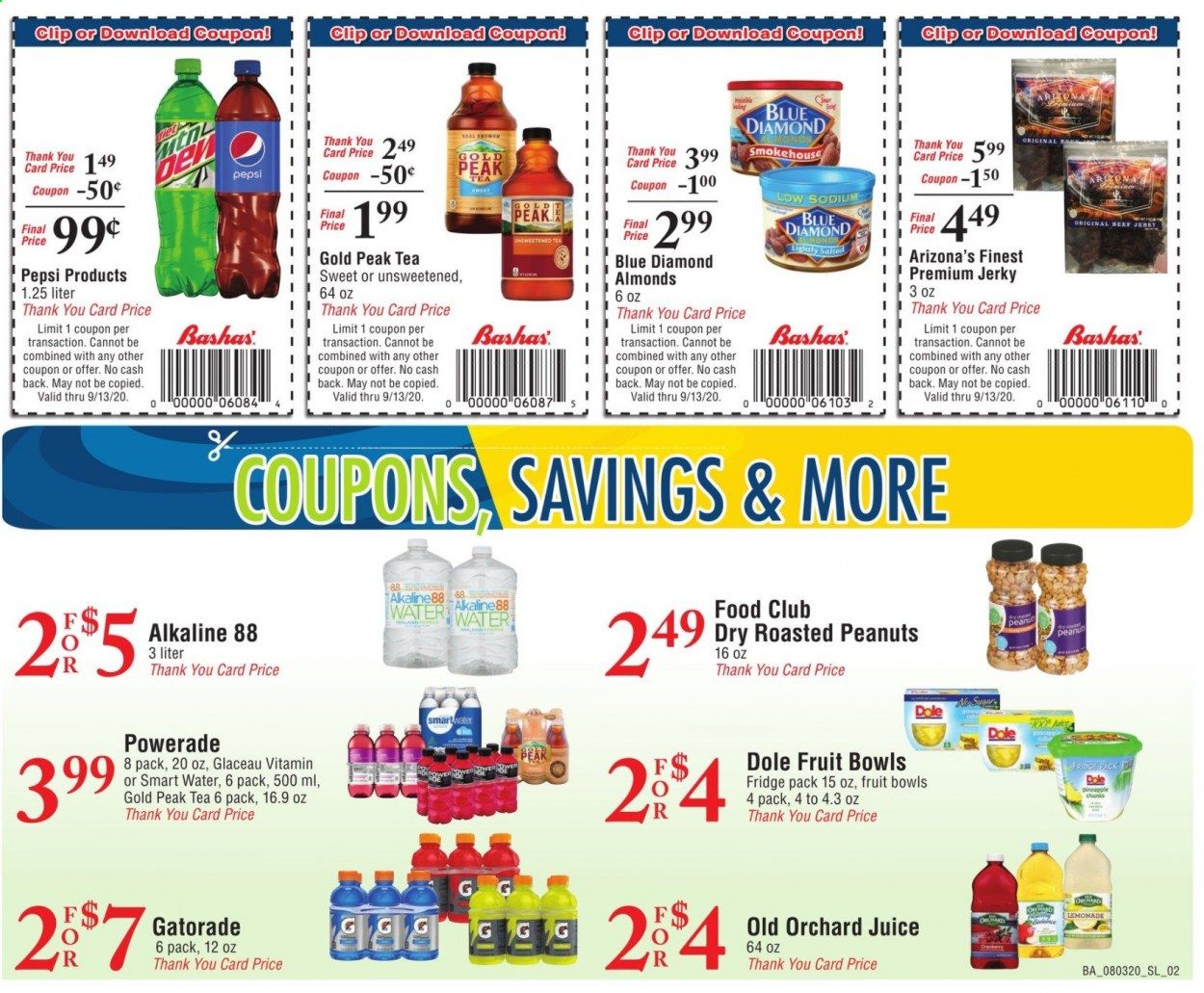 Bashas (AZ) Weekly Ad August 3 to September 2