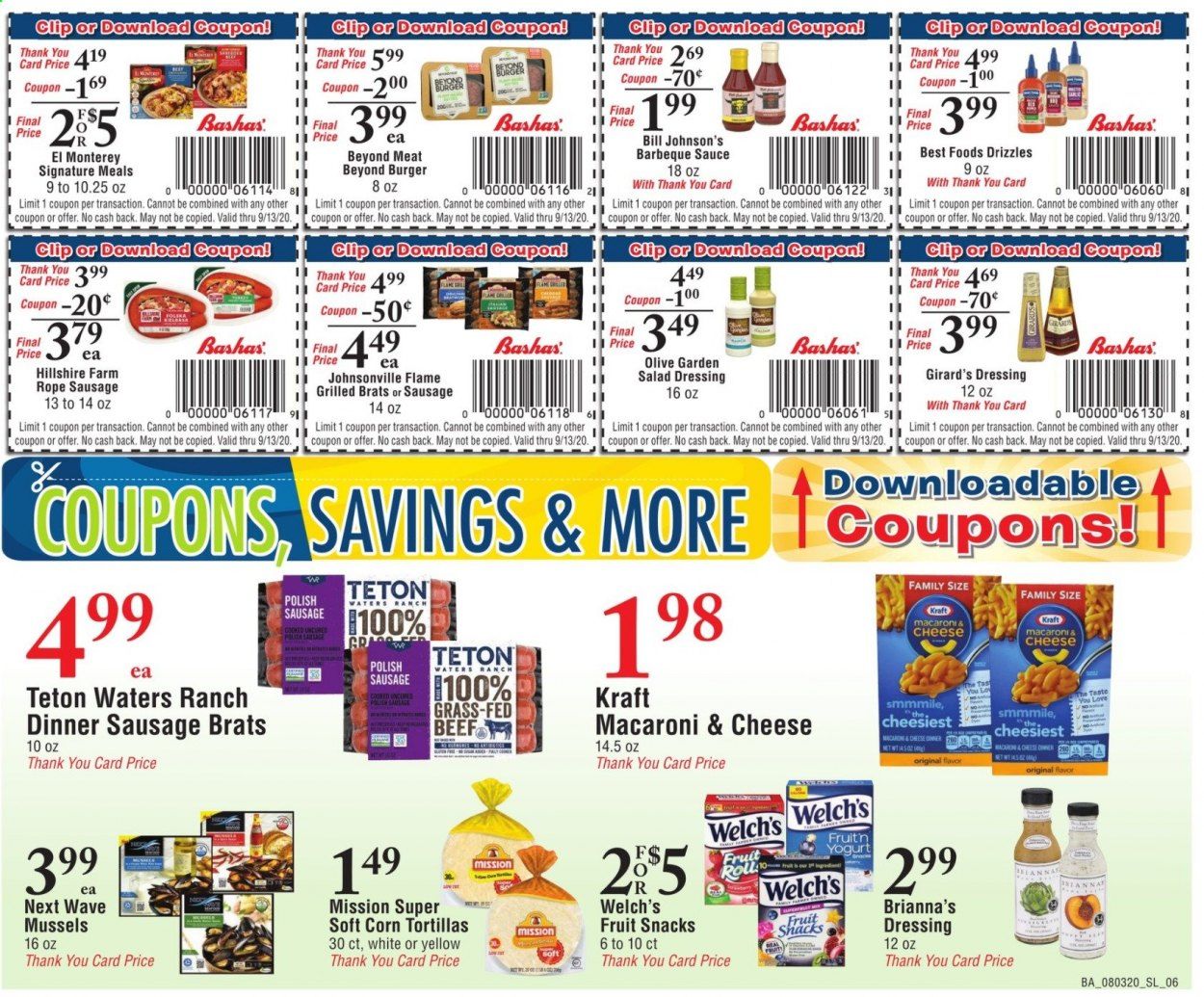 Bashas (AZ) Weekly Ad August 3 to September 2
