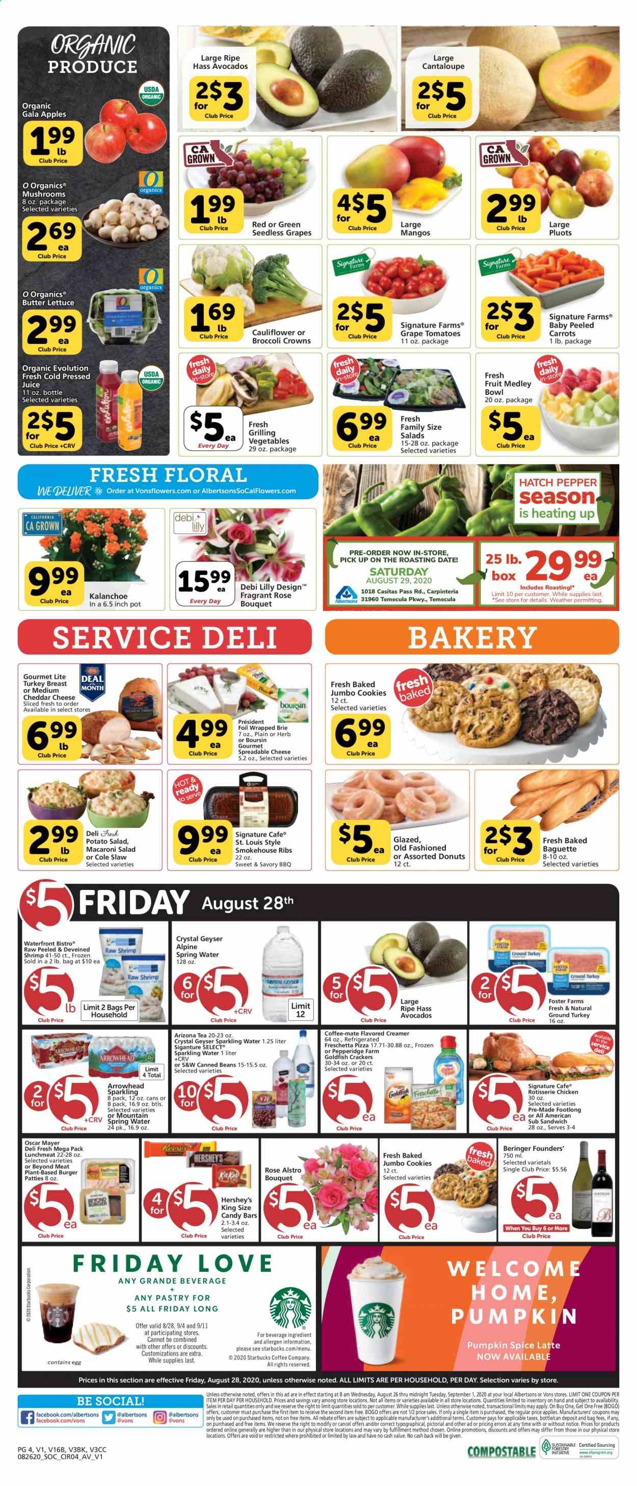 Vons Weekly Ad August 26 to September 1