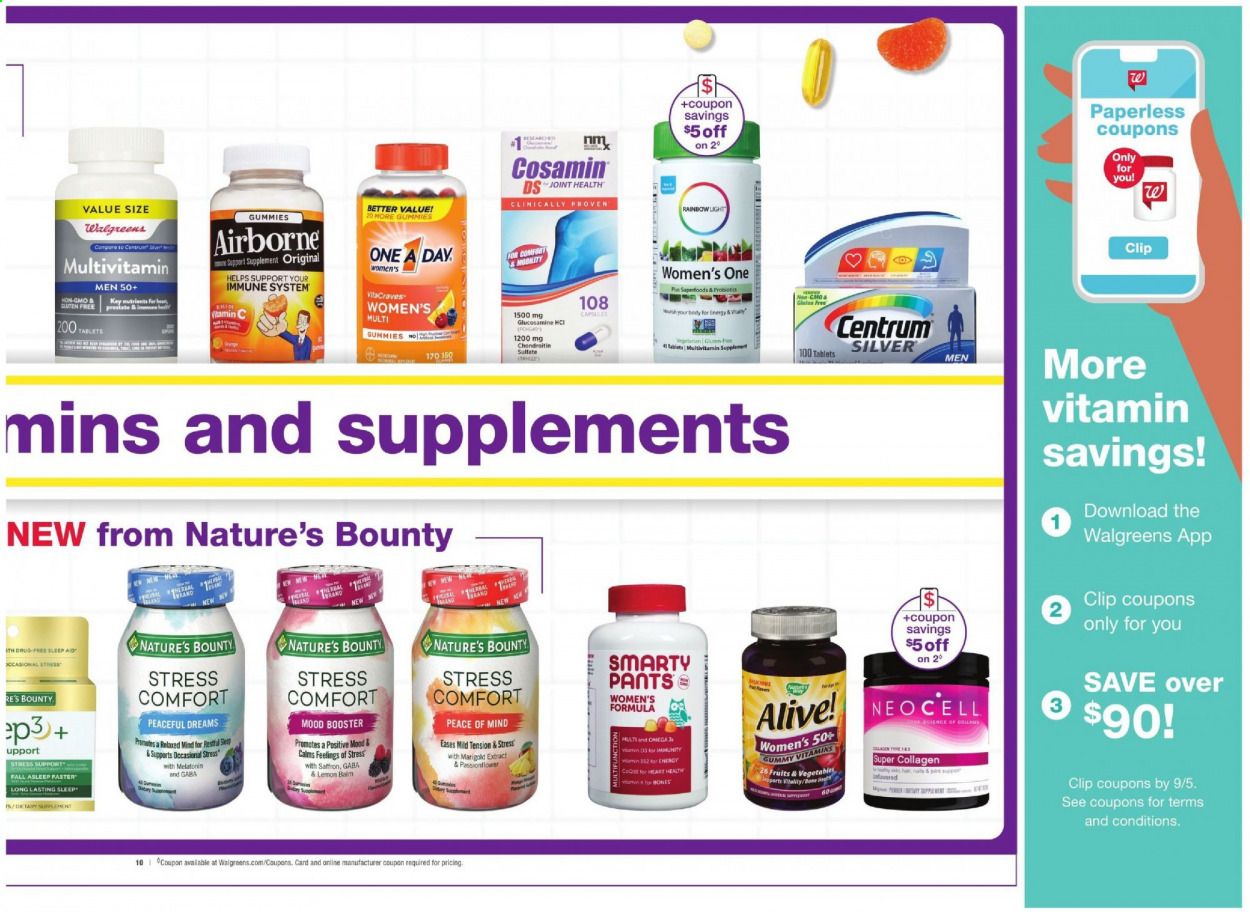 Walgreens Weekly Ad August 30 to September 5