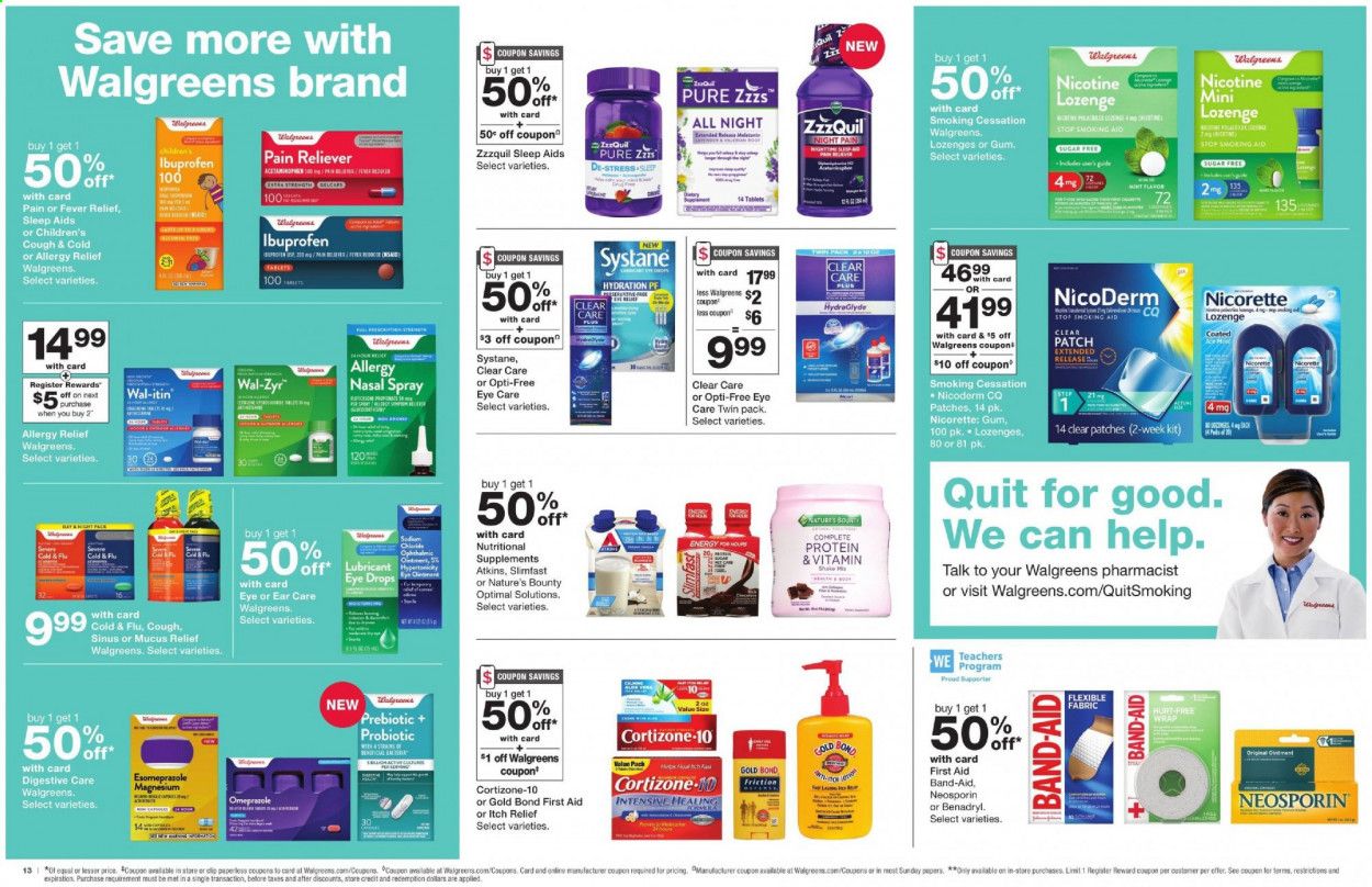 Walgreens Weekly Ad August 30 to September 5