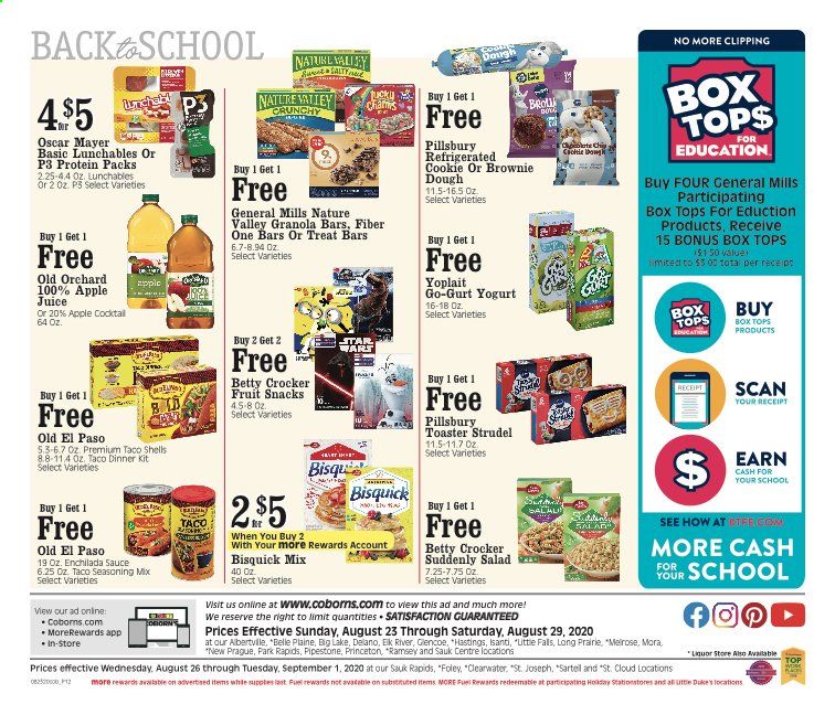 Coborn's Weekly Ad August 26 to September 1