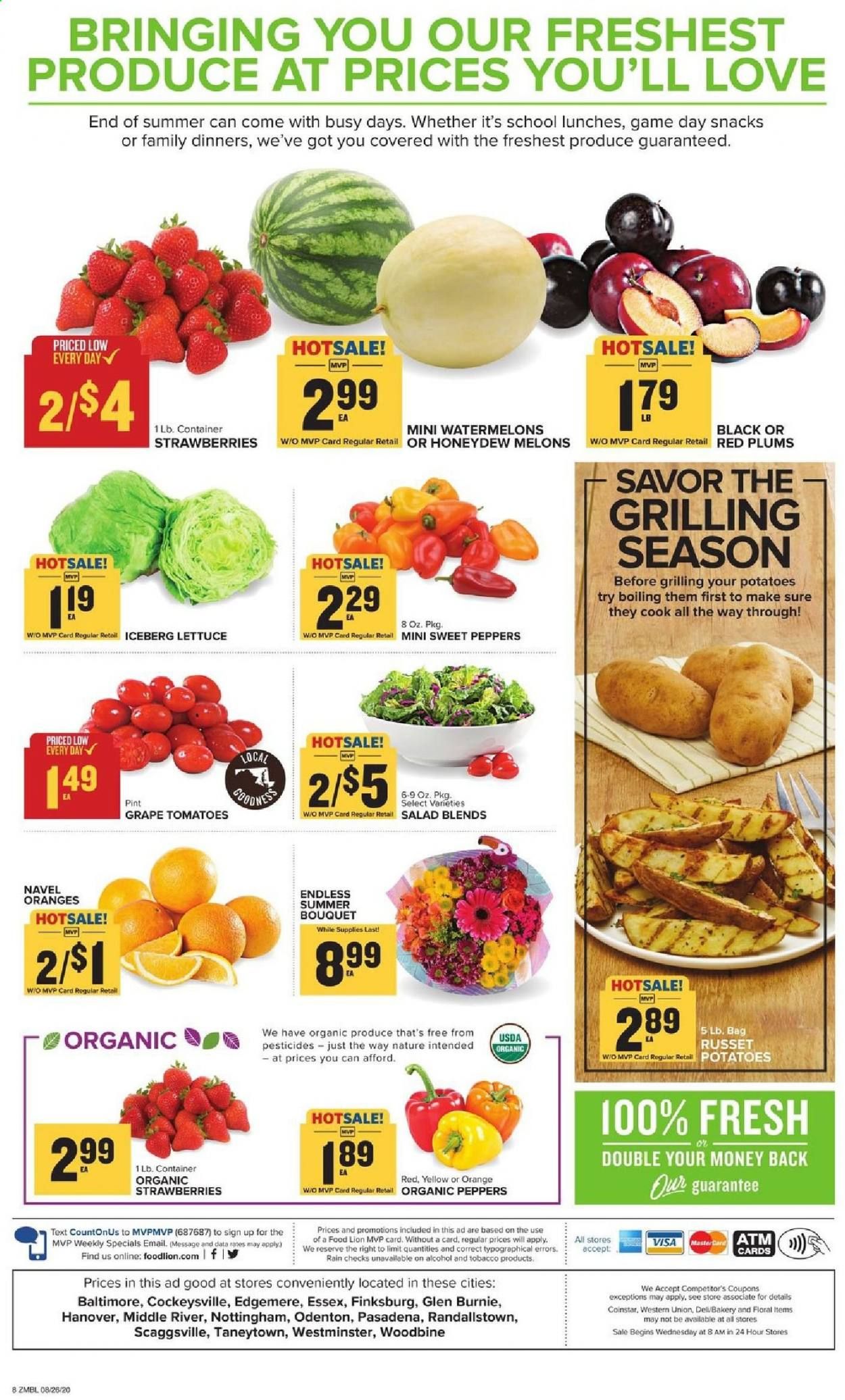 Food Lion (MD) Weekly Ad August 26 to September 1