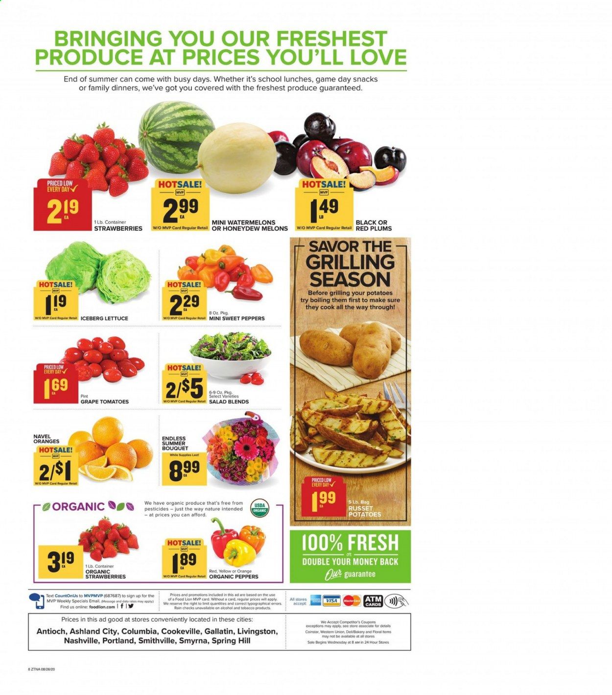 Food Lion (TN) Weekly Ad August 26 to September 1