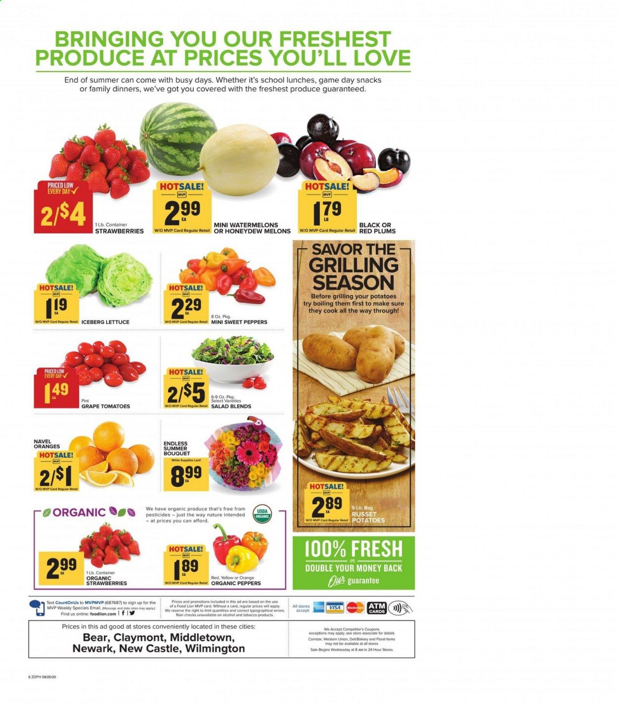 Food Lion (DE) Weekly Ad August 26 to September 1