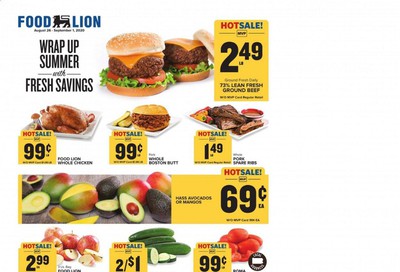 Food Lion (PA) Weekly Ad August 26 to September 1