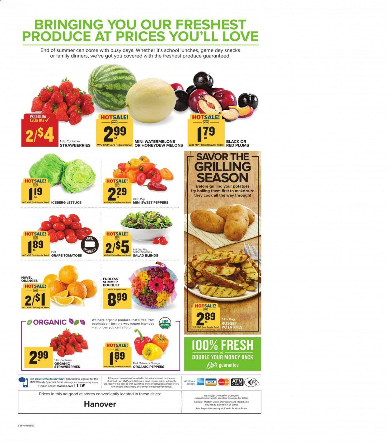 Food Lion (PA) Weekly Ad August 26 to September 1
