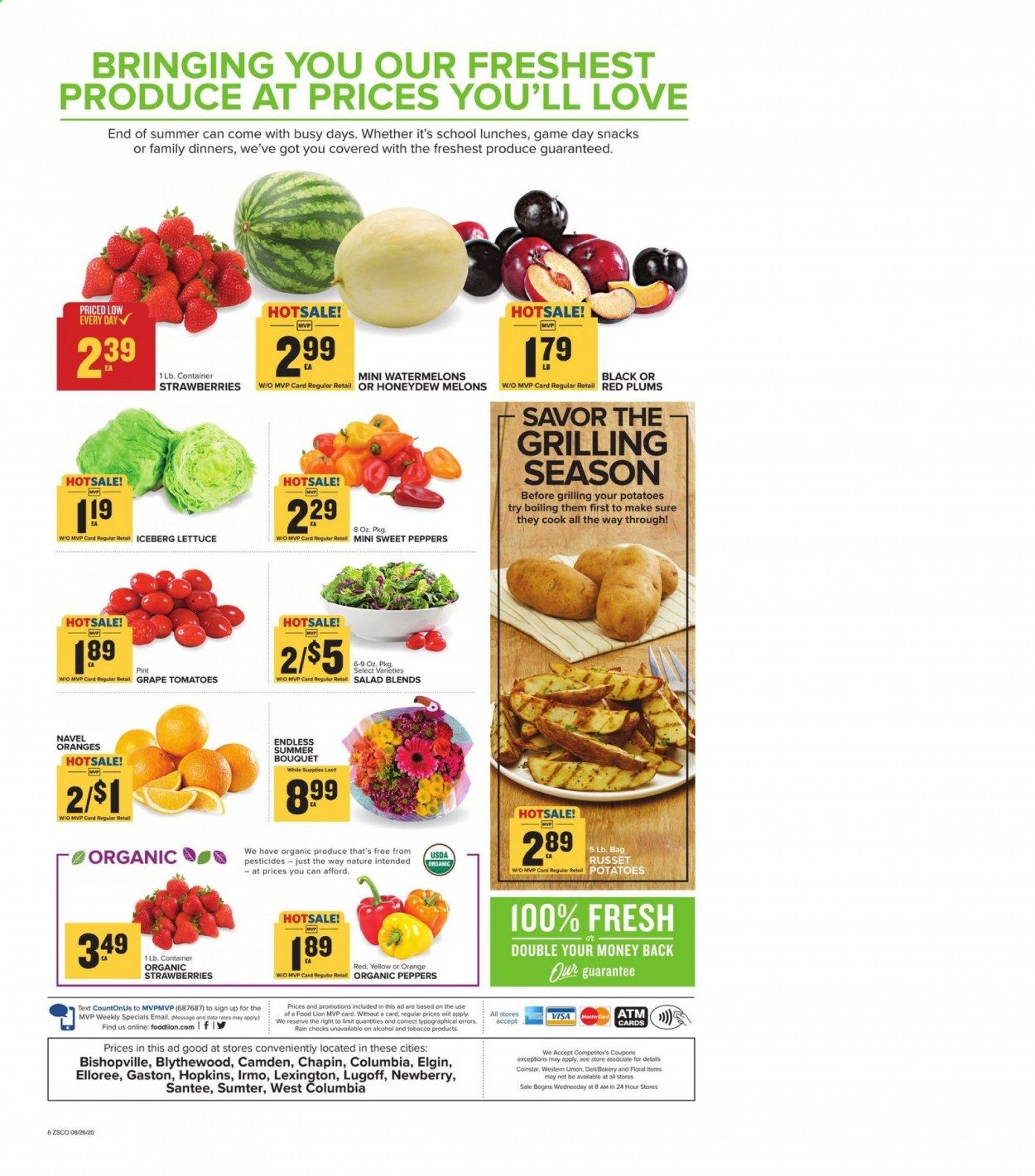 Food Lion (SC) Weekly Ad August 26 to September 1
