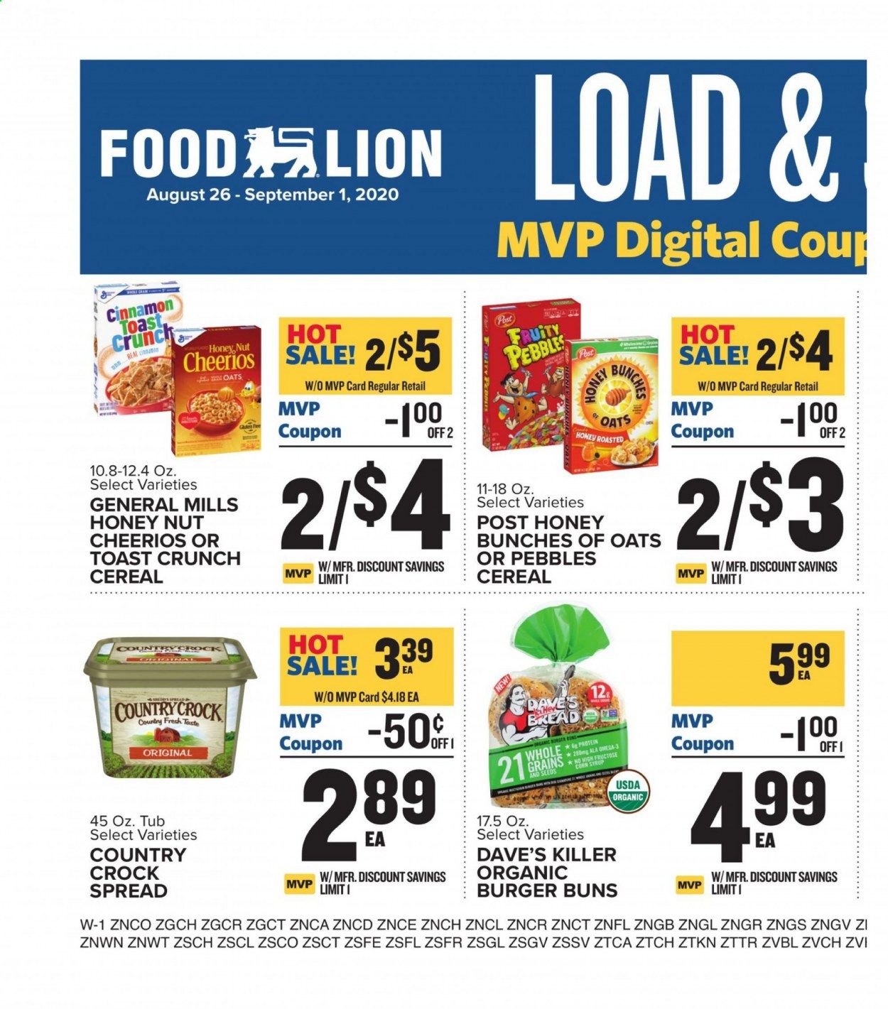 Food Lion (SC) Weekly Ad August 26 to September 1