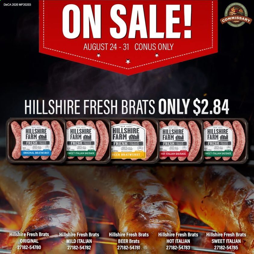 Commissary Weekly Ad August 24 to August 31