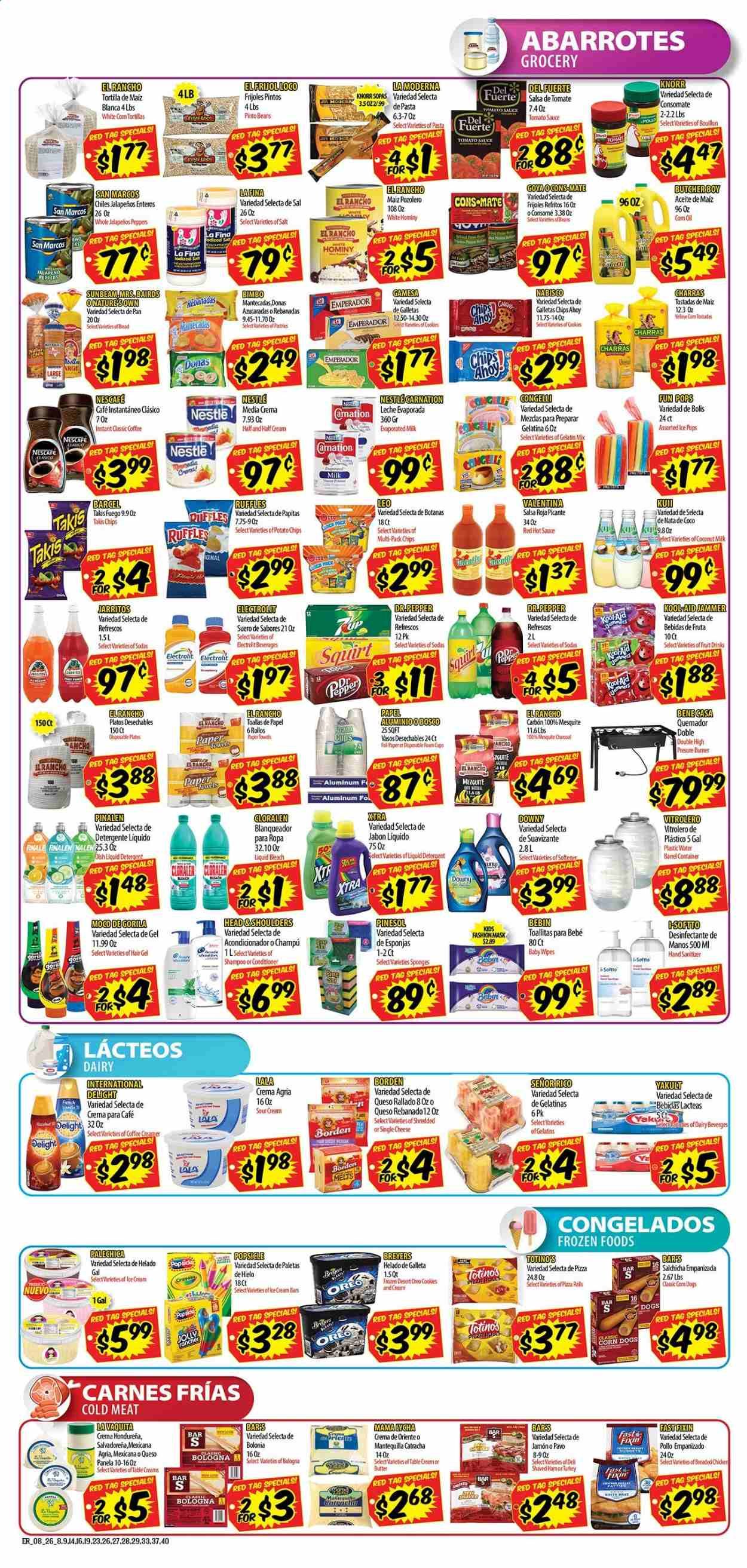 El Rancho Weekly Ad August 26 to September 1
