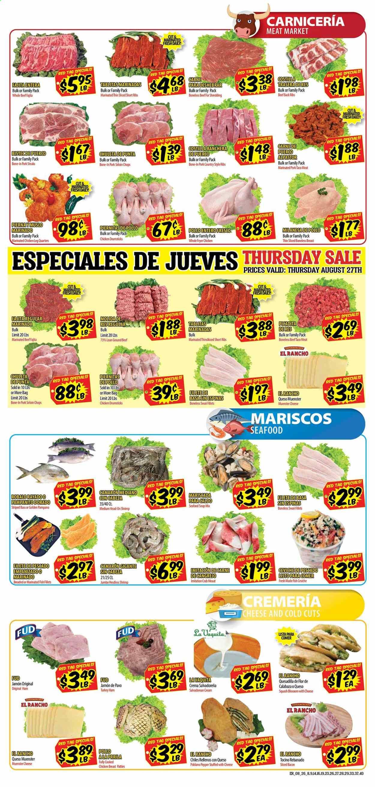 El Rancho Weekly Ad August 26 to September 1