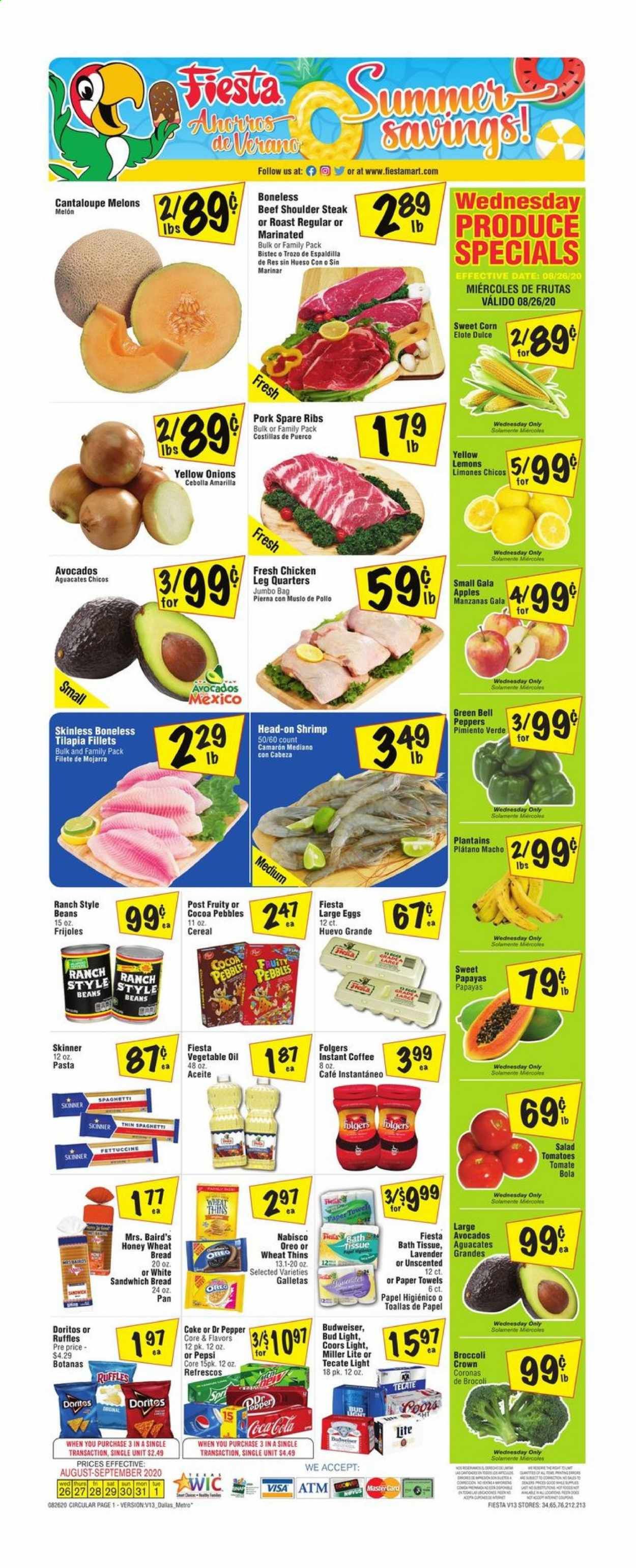Fiesta Mart Weekly Ad August 26 to September 2