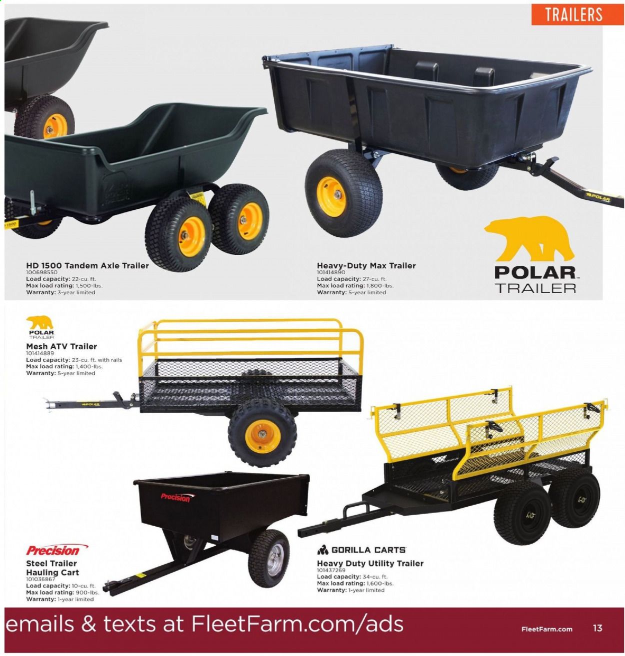 Fleet Farm Weekly Ad August 26 to October 31