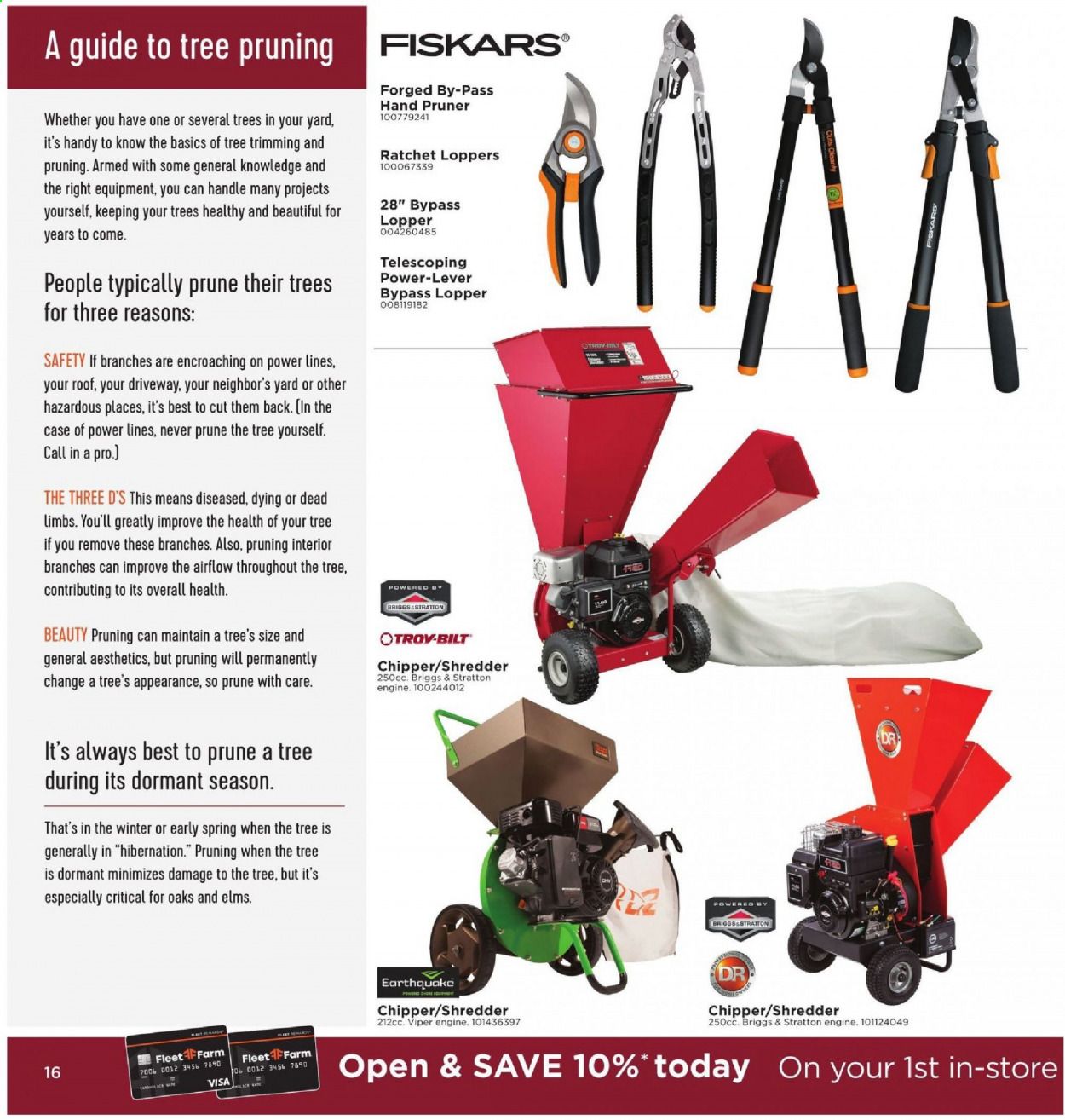 Fleet Farm Weekly Ad August 26 to October 31