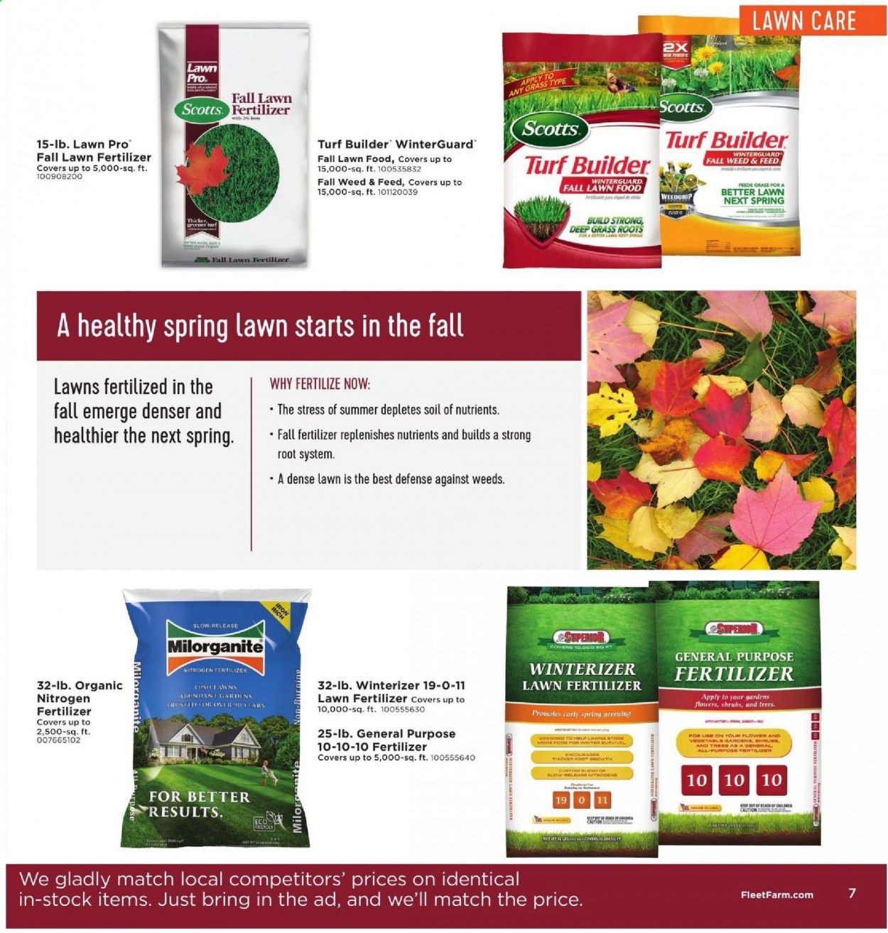 Fleet Farm Weekly Ad August 26 to October 31