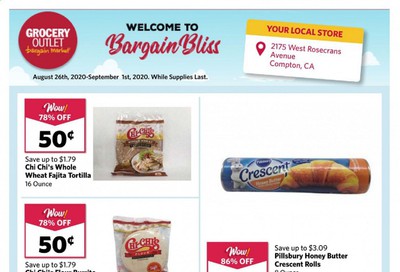 Grocery Outlet Weekly Ad August 26 to September 1