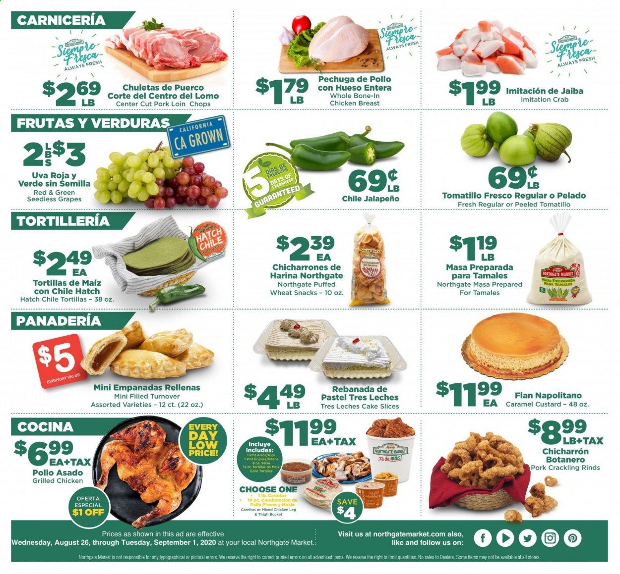 Northgate Market Weekly Ad August 26 to September 1
